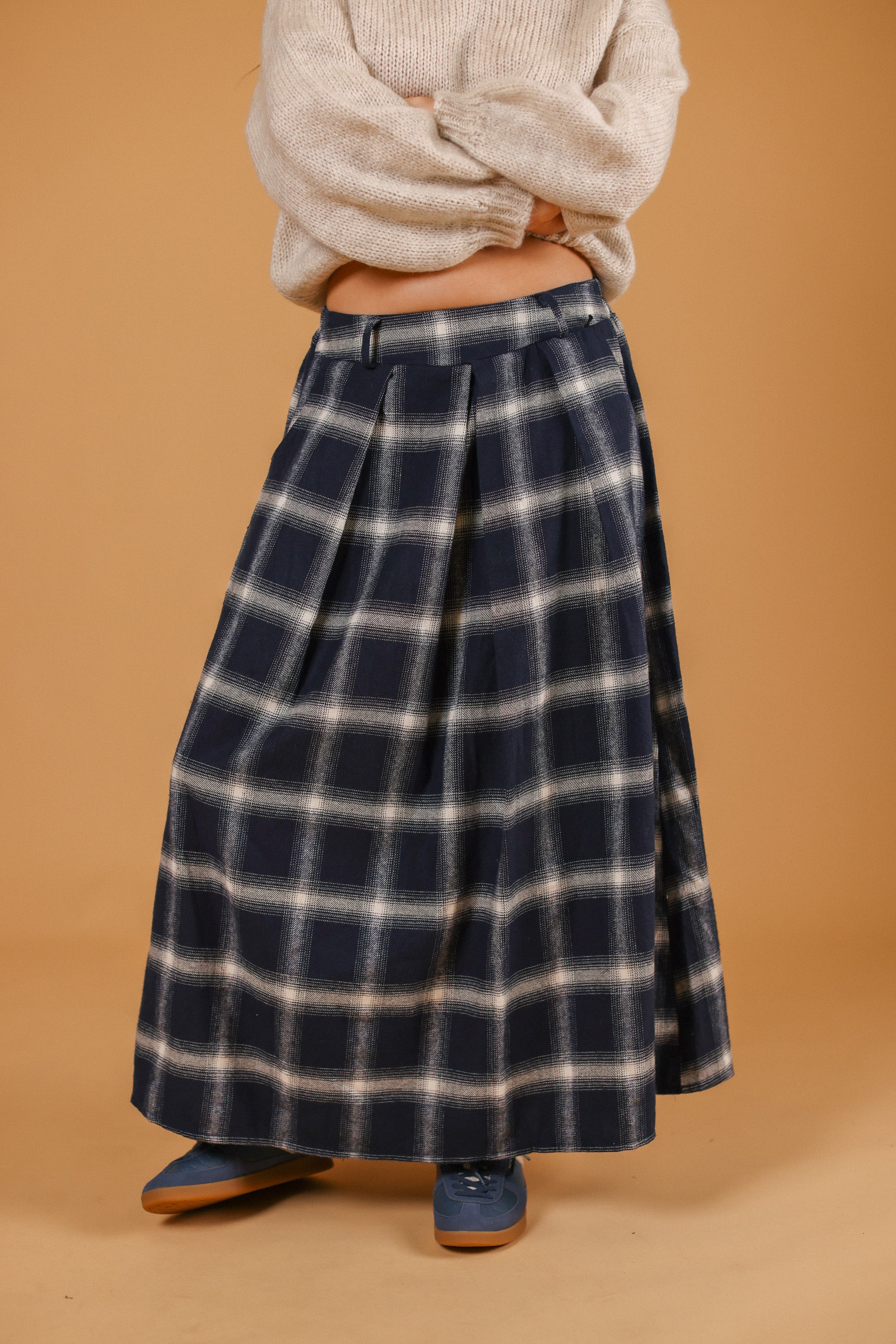 Skirt Miri Blue Plaid