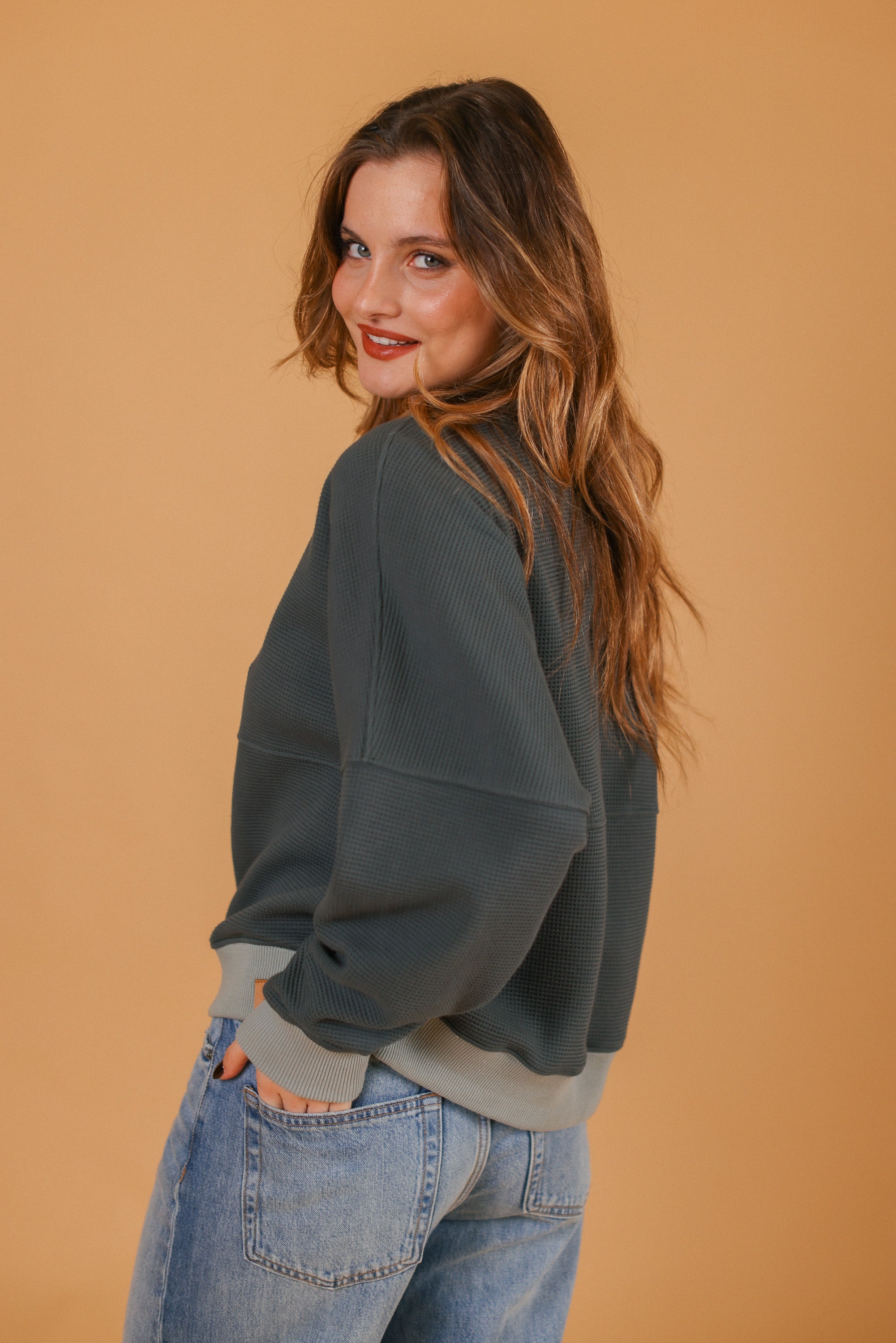 Sweater Aldina Dusky Teal