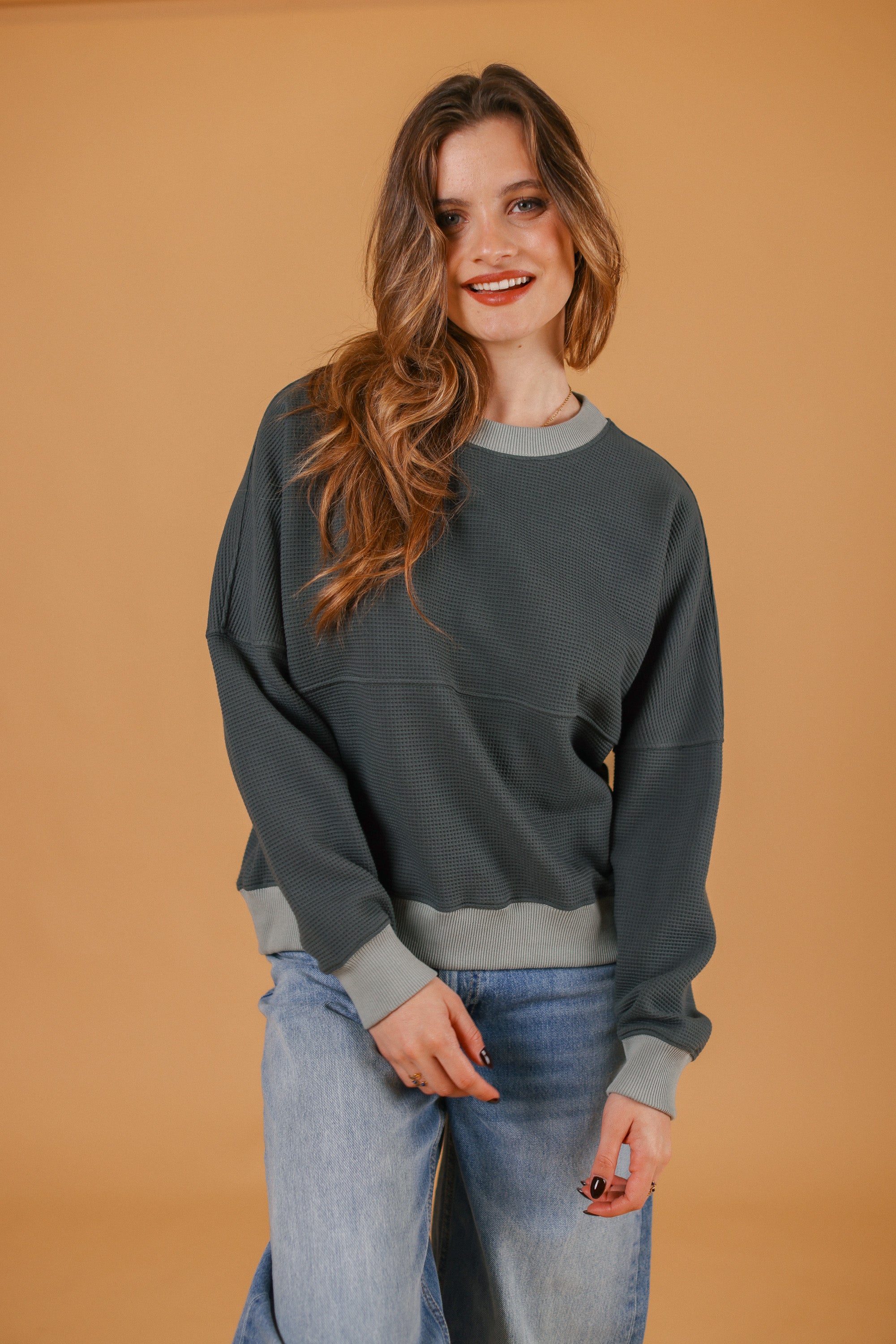 Sweater Aldina Dusky Teal