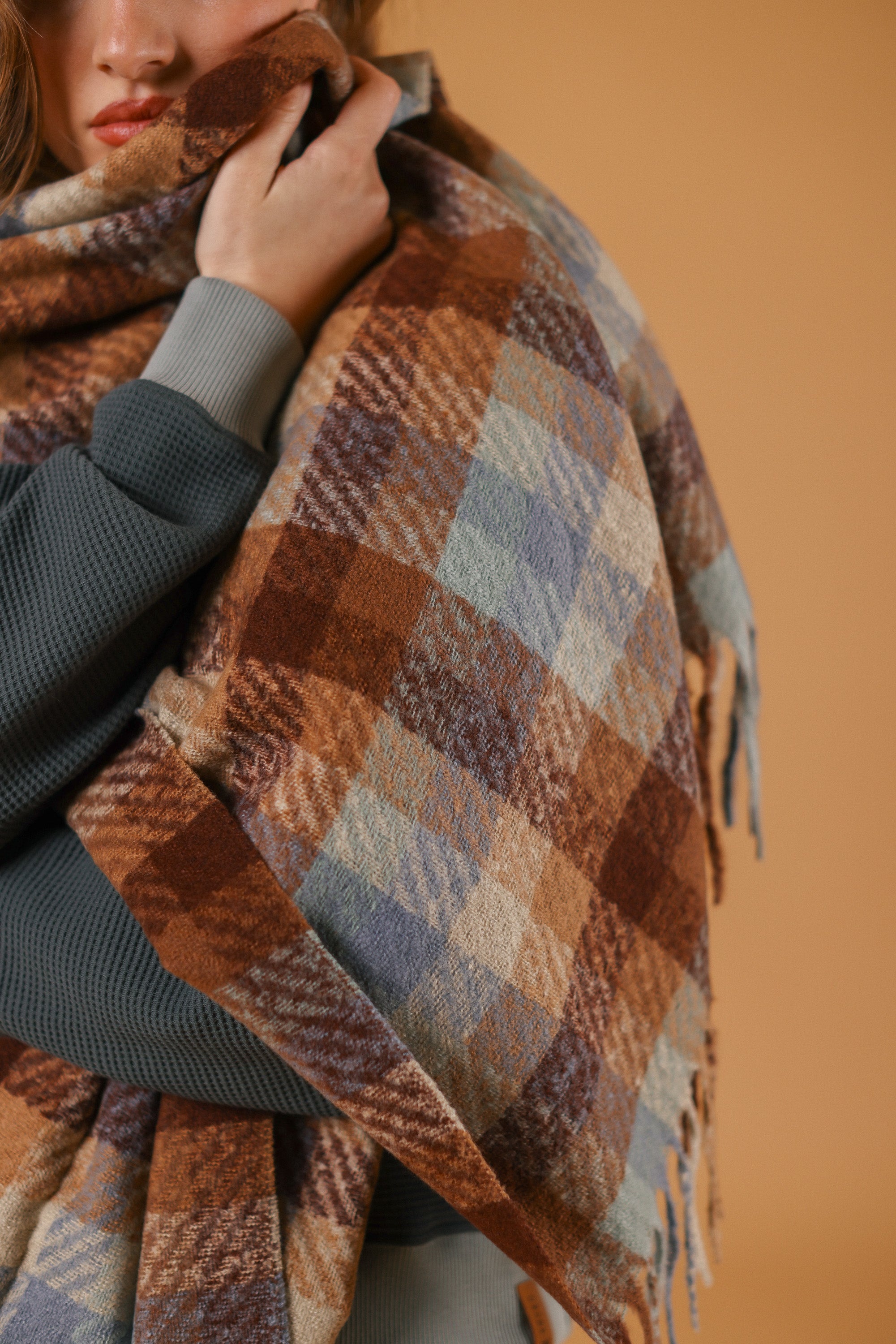 Scarf Callen Brown Pastels