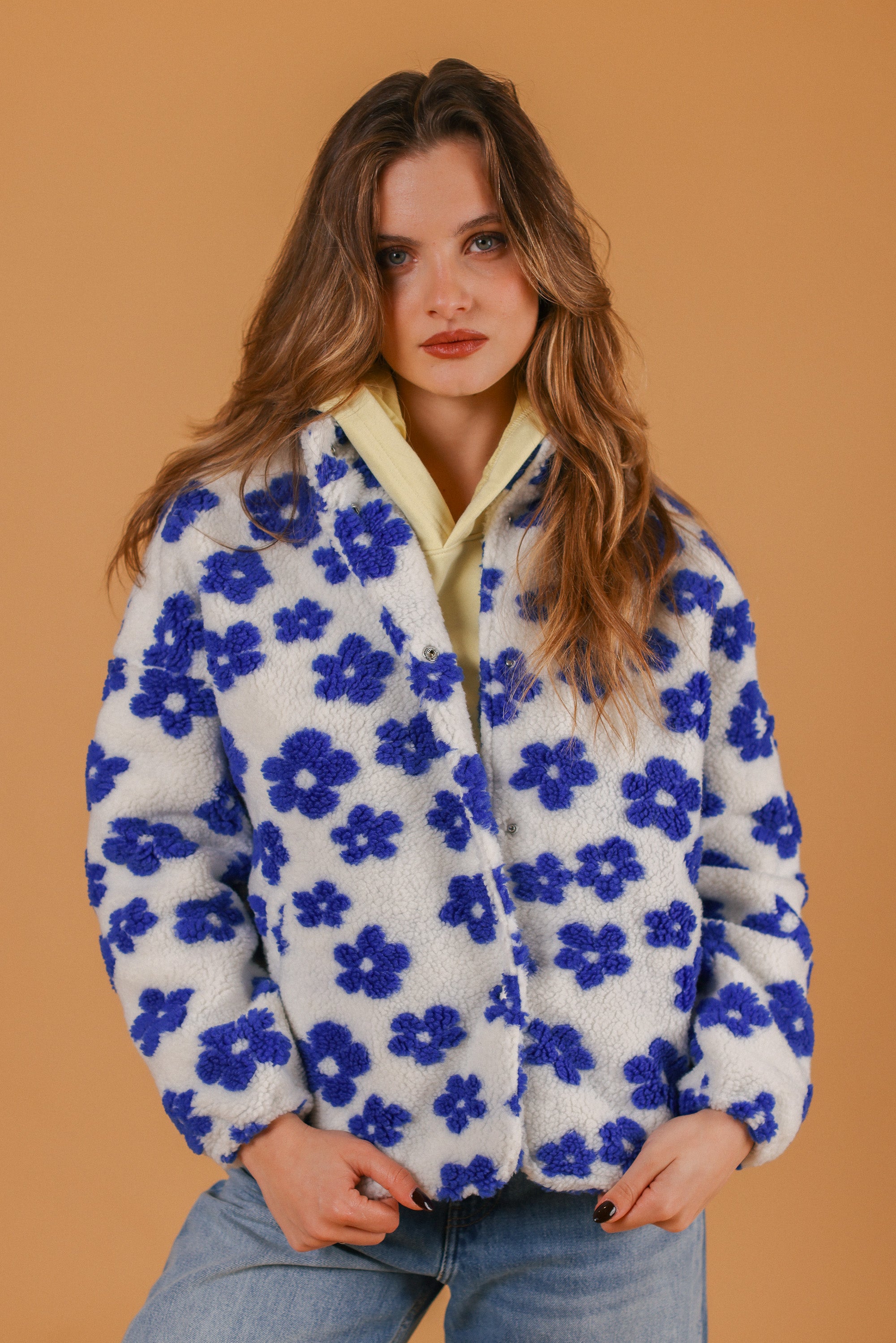 Jacket Alena Blue Flowers