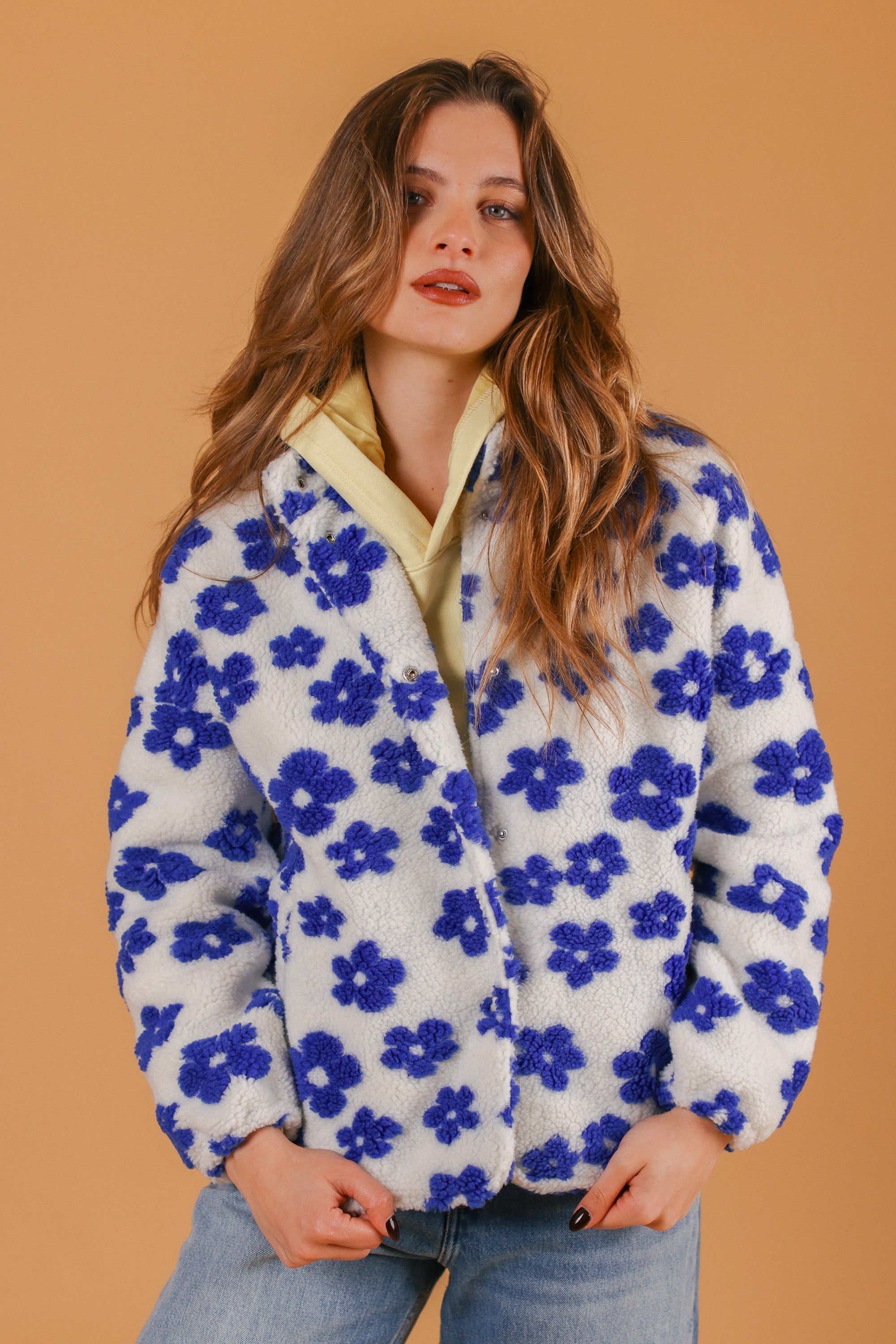 Jacket Alena Blue Flowers