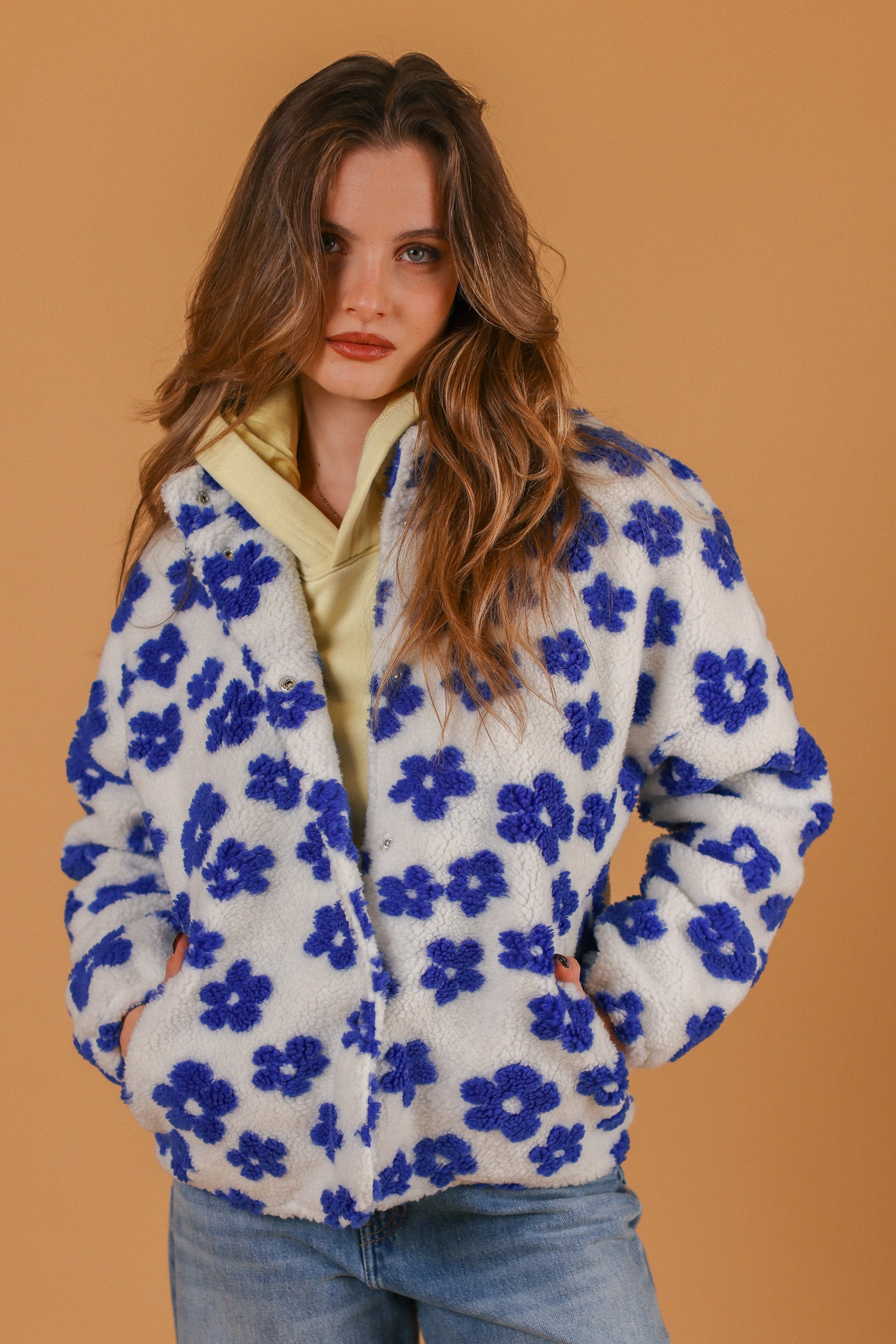 Jacket Alena Blue Flowers
