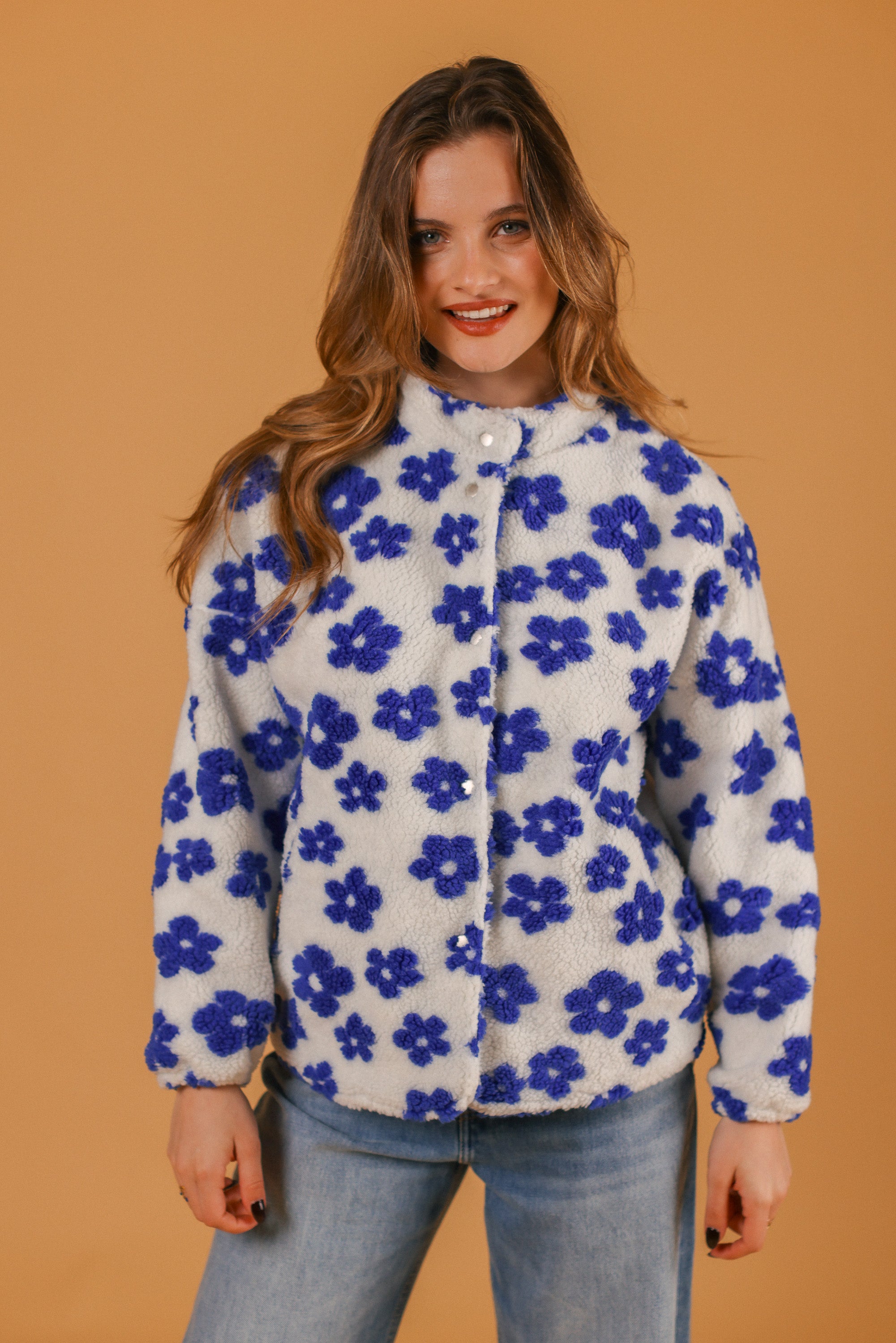 Jacket Alena Blue Flowers