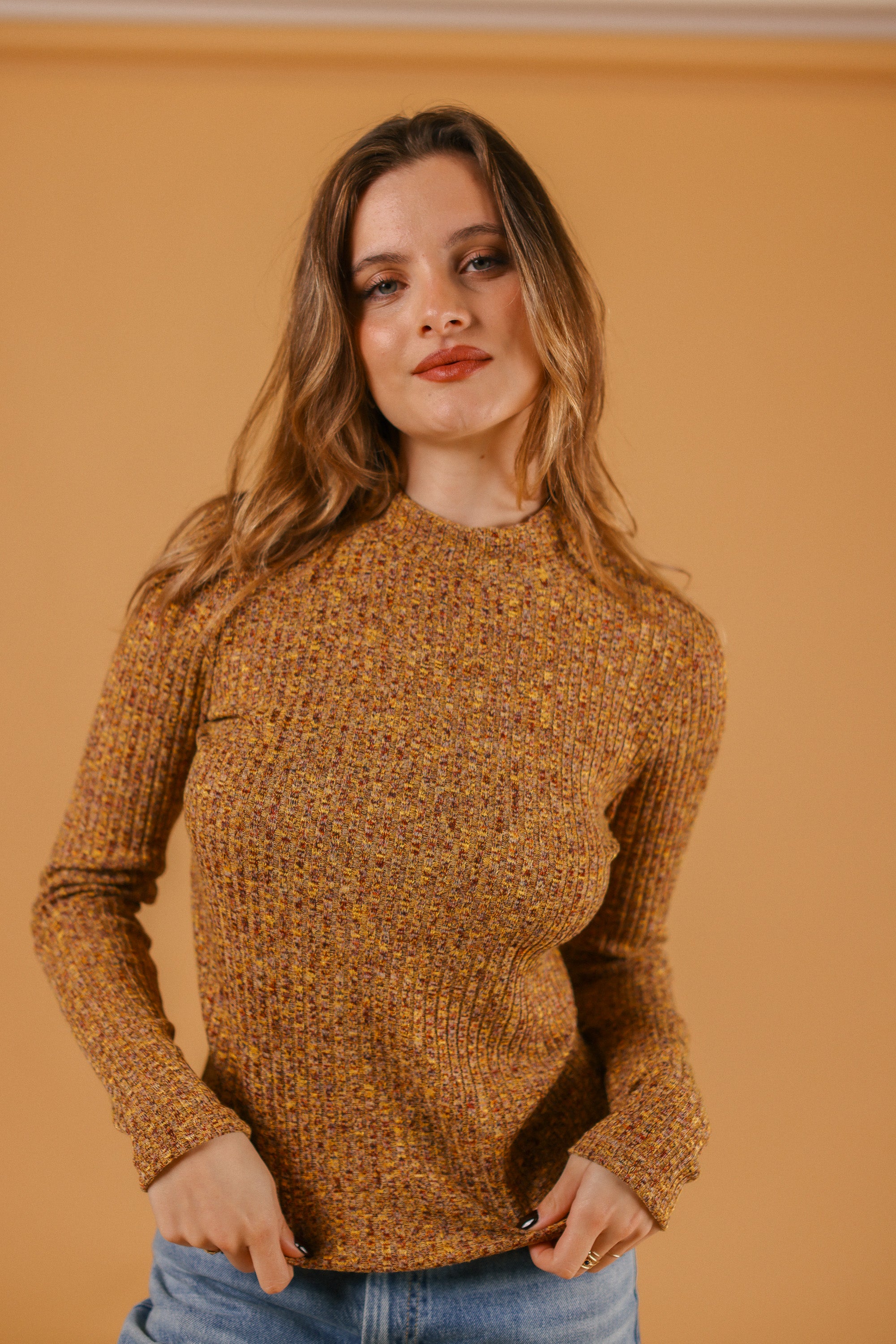 Top Valencia Mustard Melange