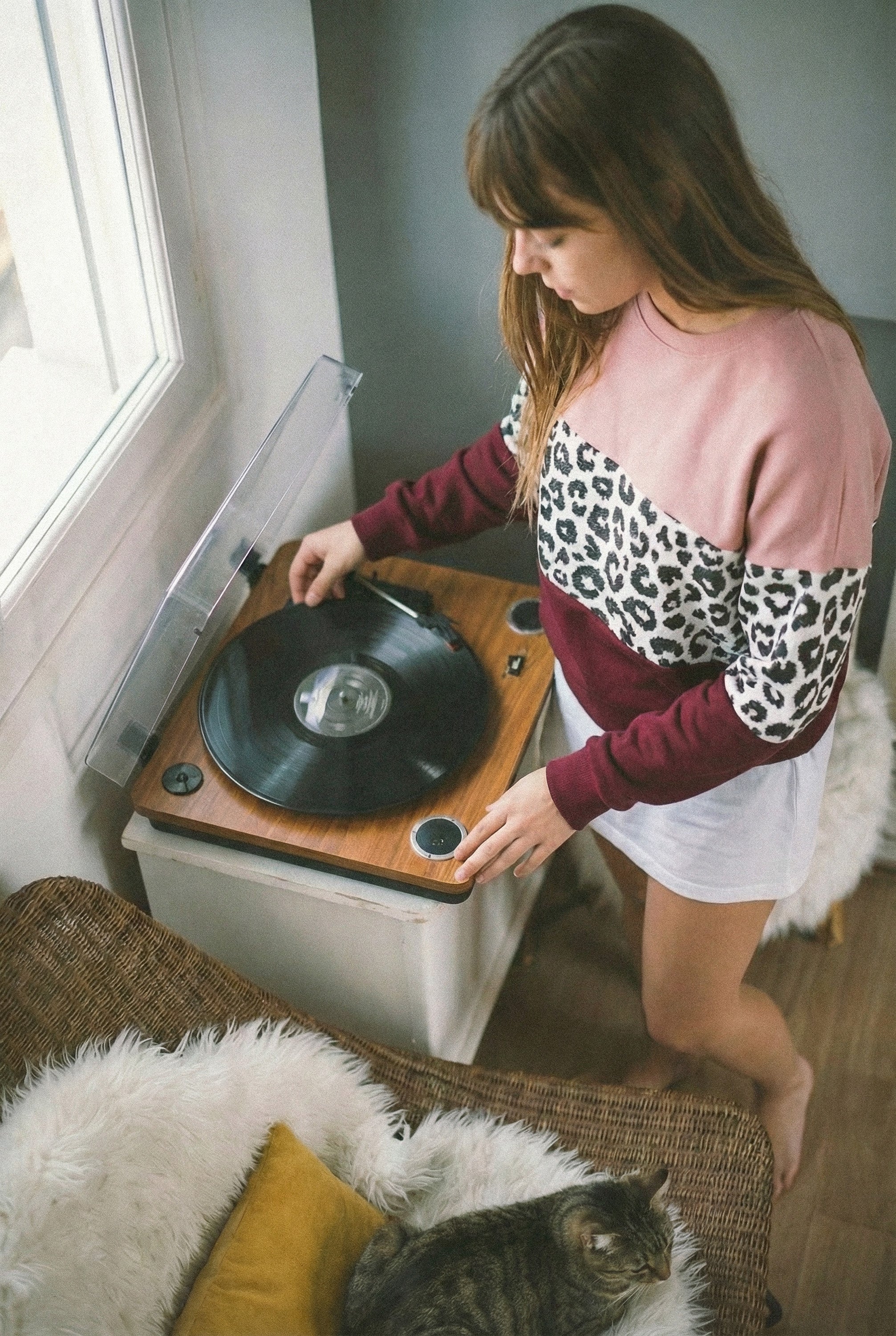 Pullover Mia Rosa, Leo & Weinrot