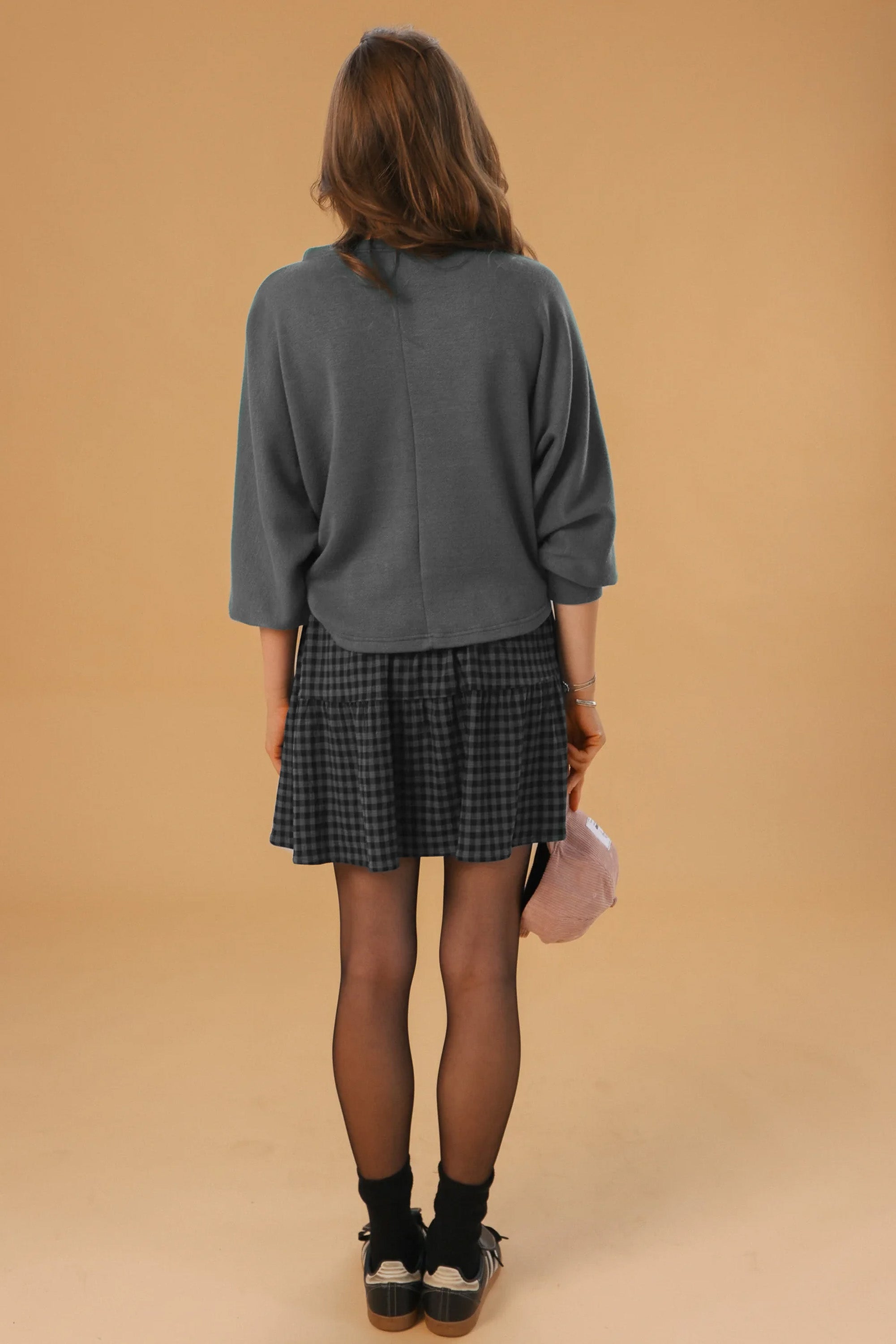 Skirt Joryn Petrol Checkered