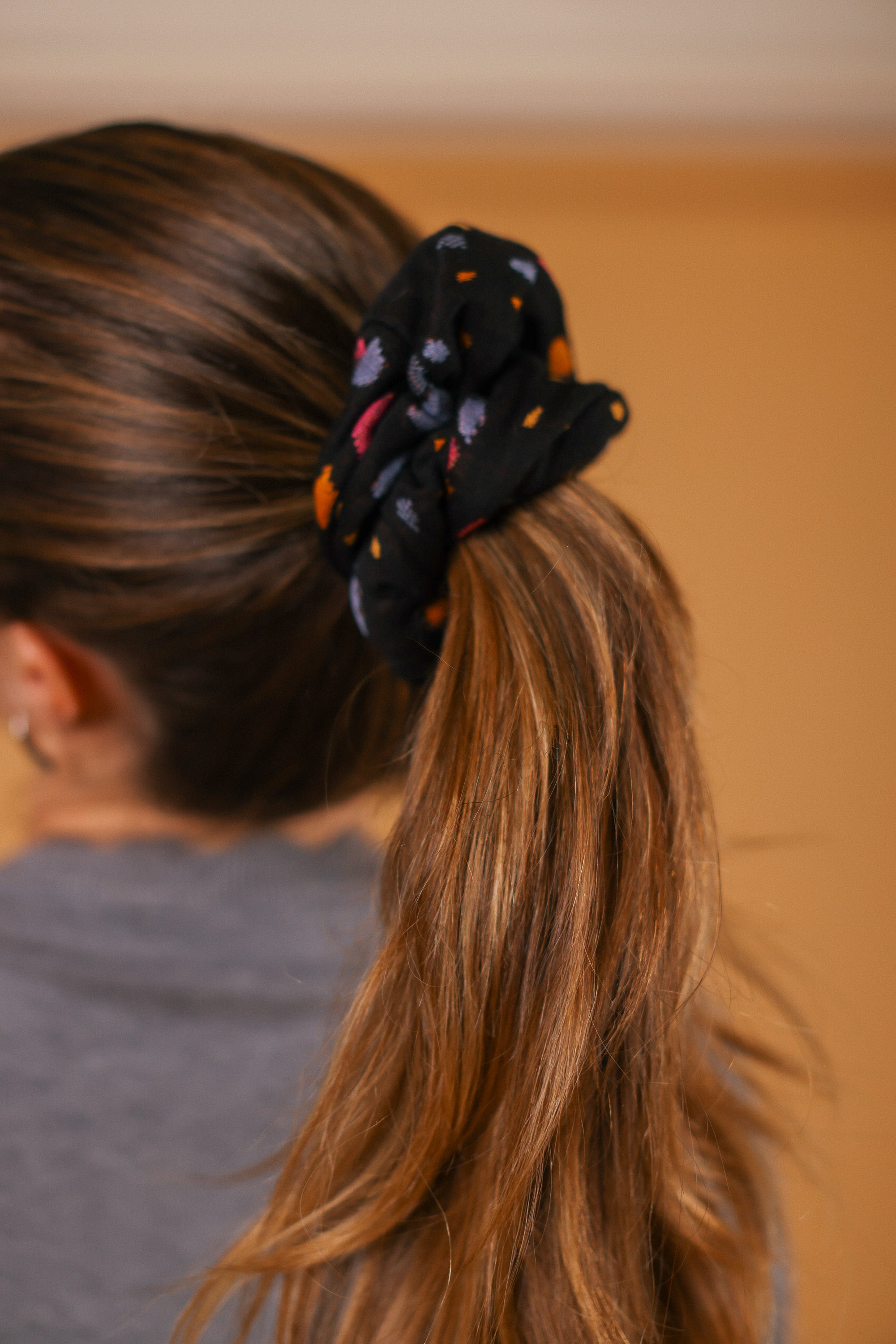 Scrunchie Colorful Polka Dots
