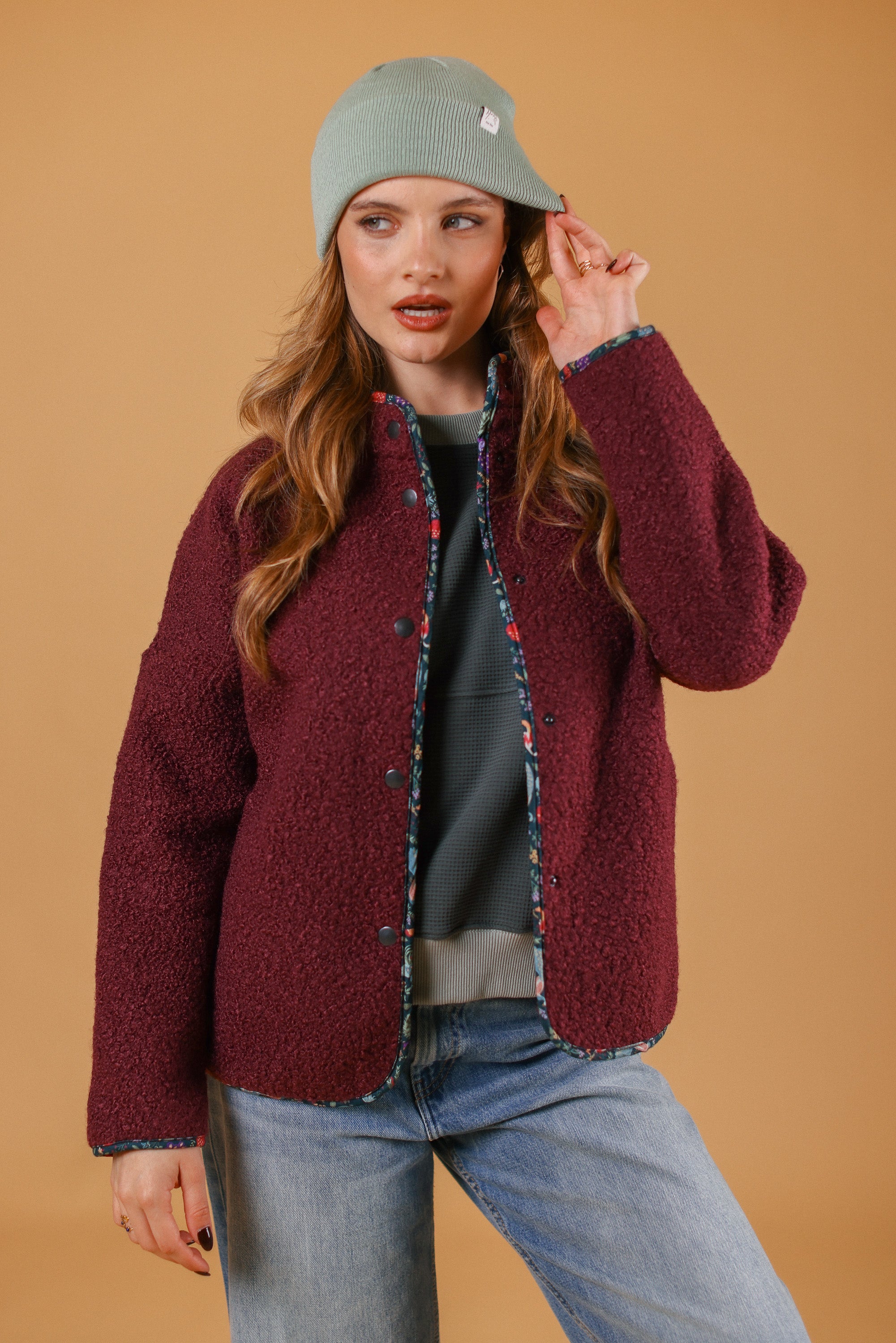 Jacket Alena Aubergine