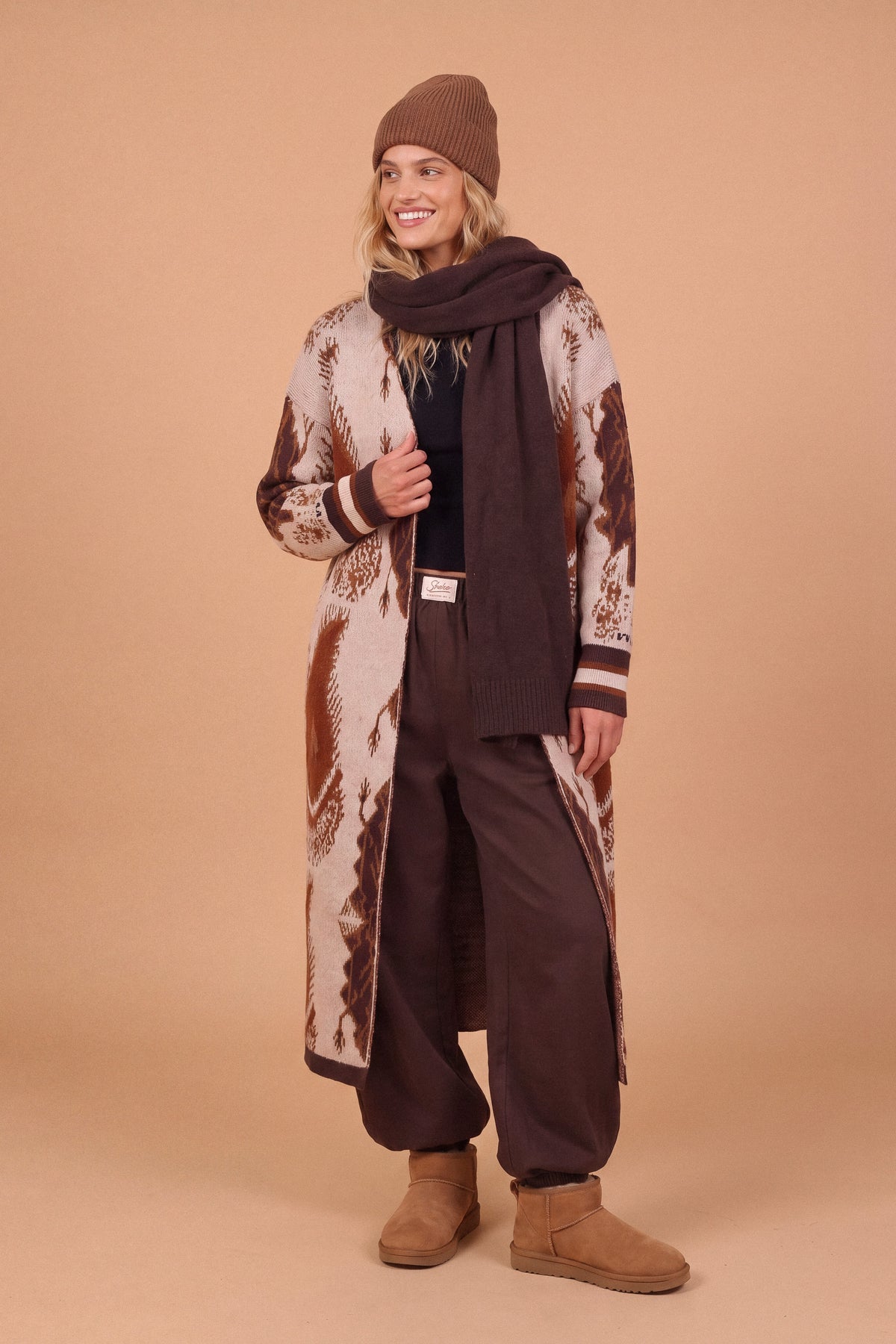 Cardigan Lucille Brown