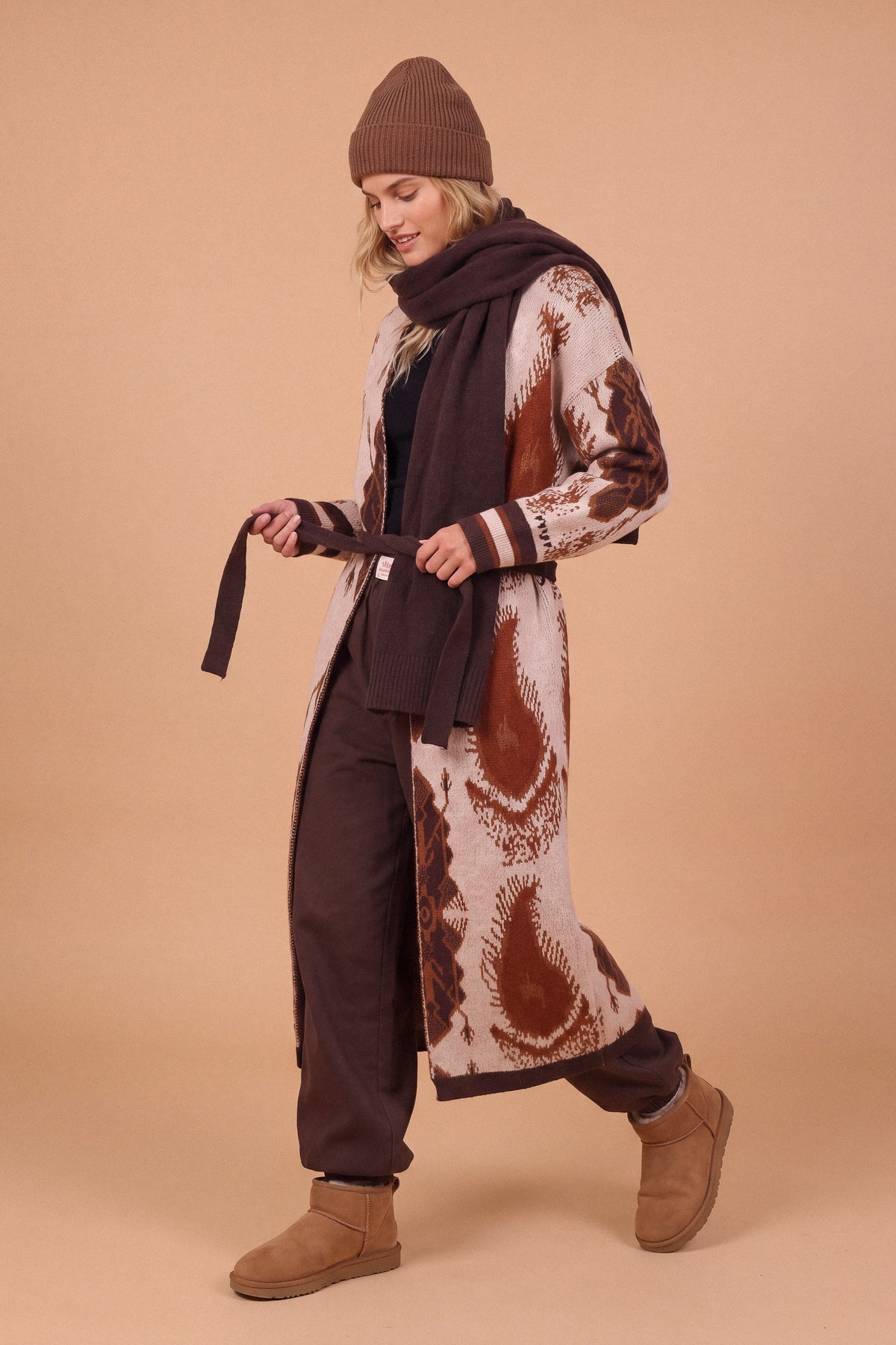 Cardigan Lucille Brown