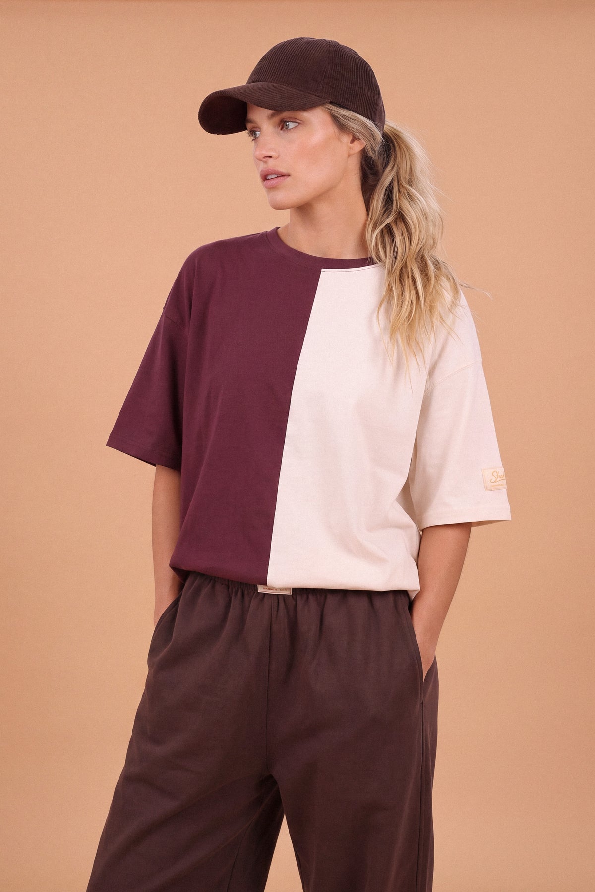 Top Mabel Cream & Plum