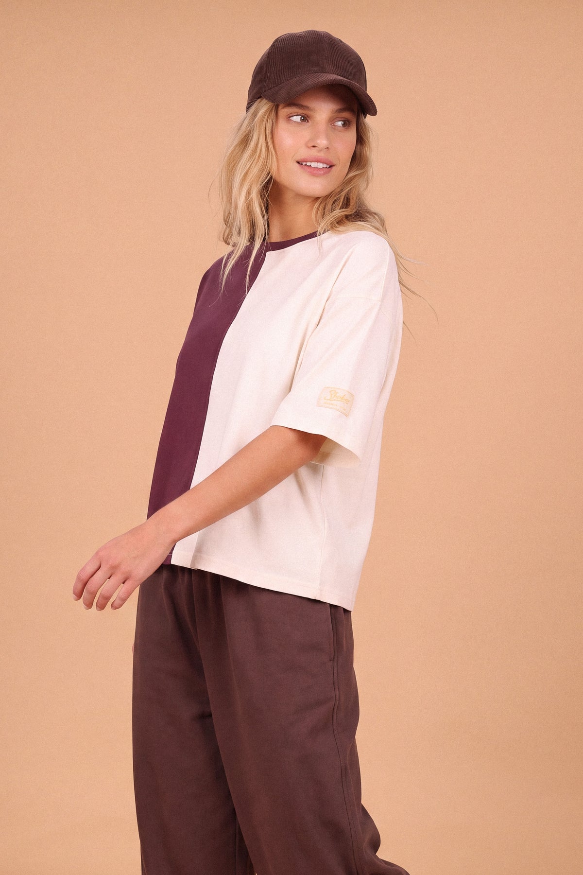 Top Mabel Cream & Plum