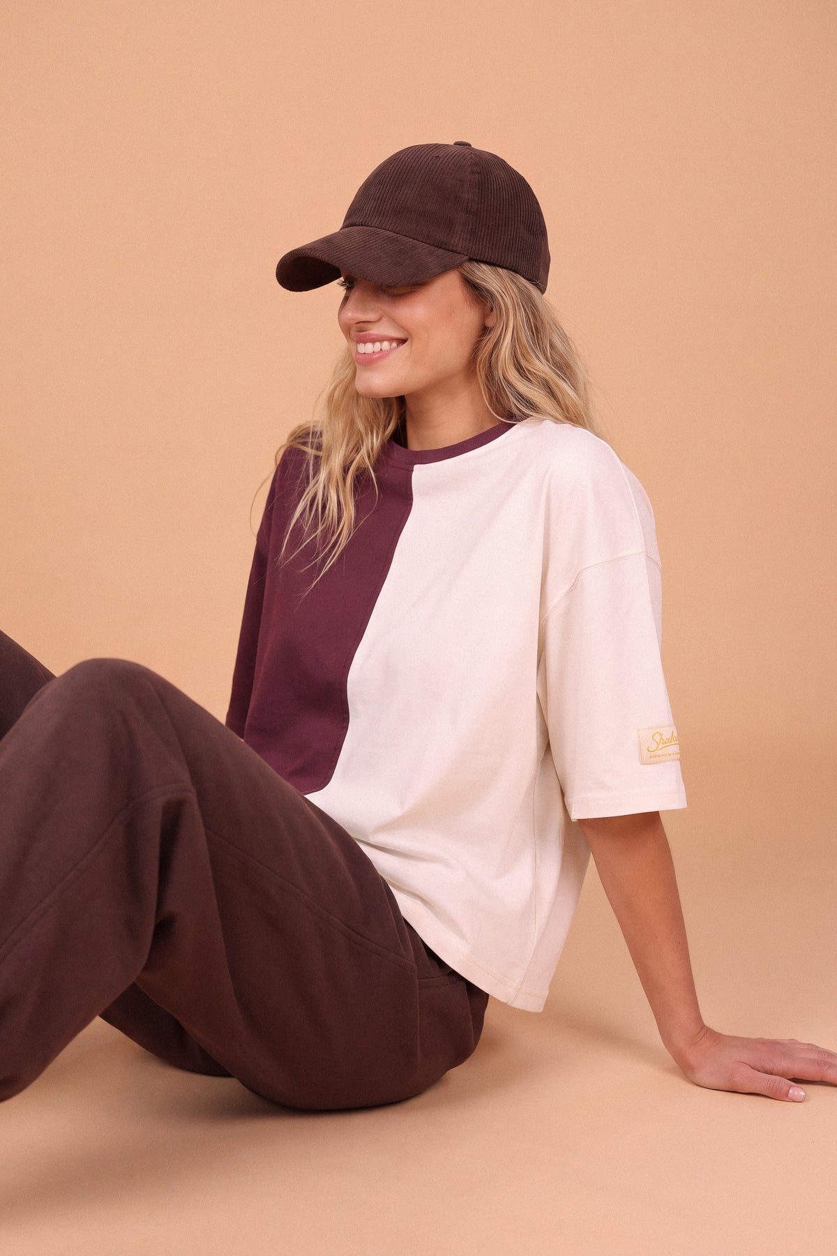 Top Mabel Cream & Plum