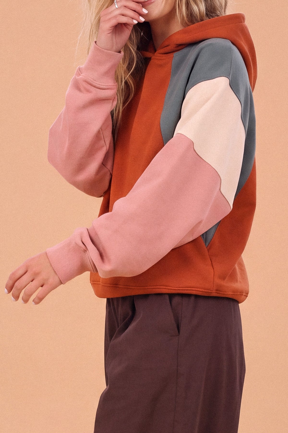 Hoodie Sweeney Terracotta