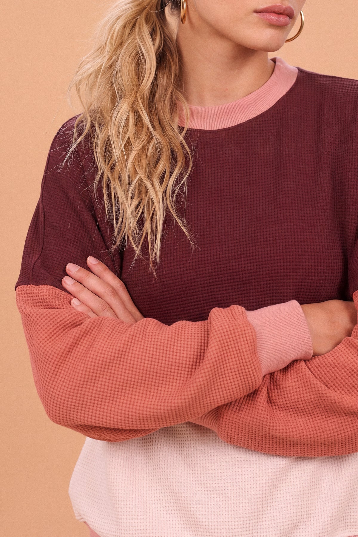 Sweater Aldina Maroon