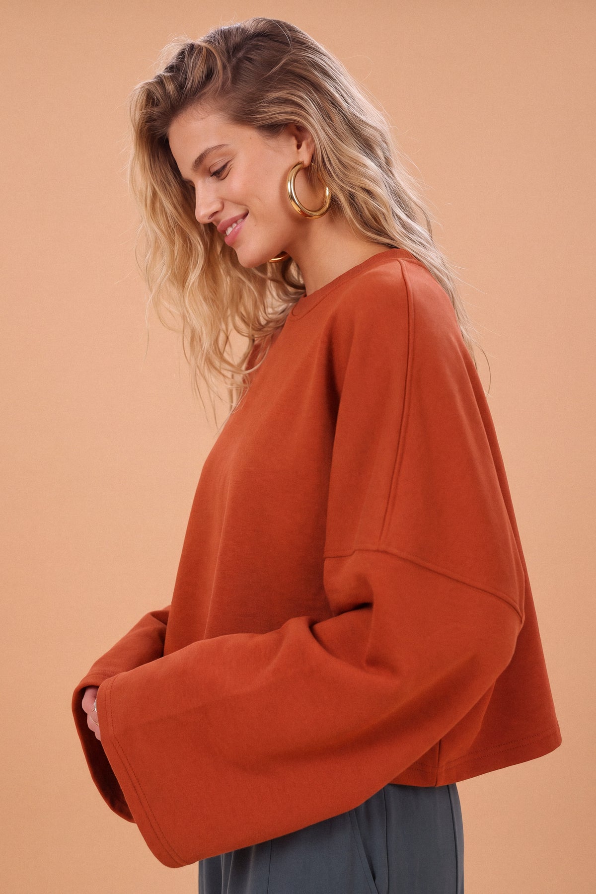 Sweatshirt Joe Terracotta