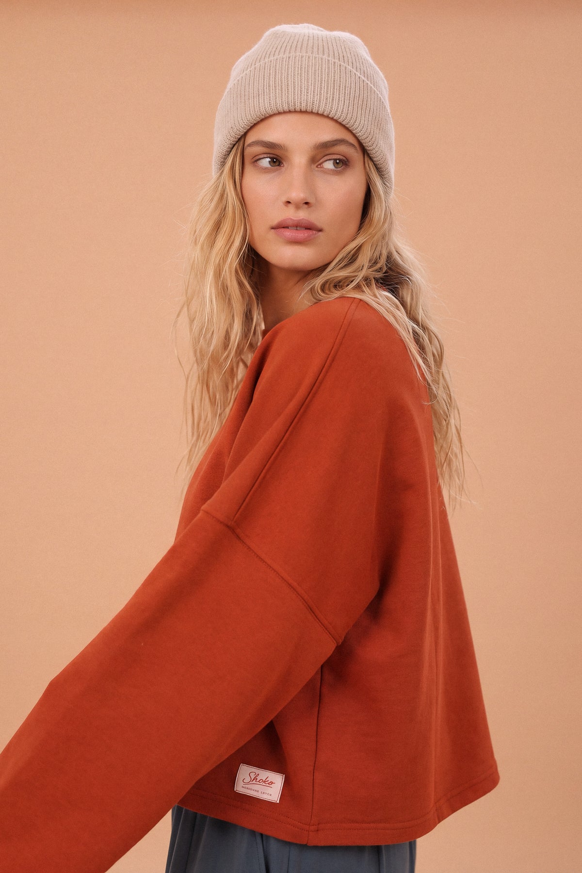 Sweatshirt Joe Terracotta