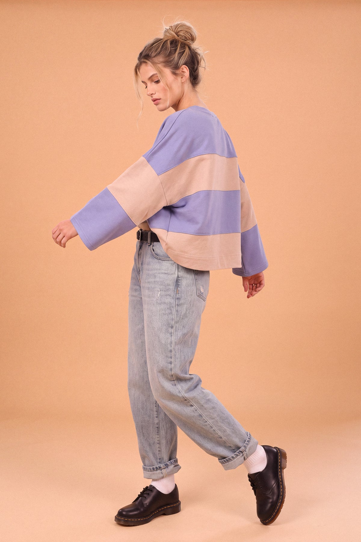 Sweater Leni Blue Stripes