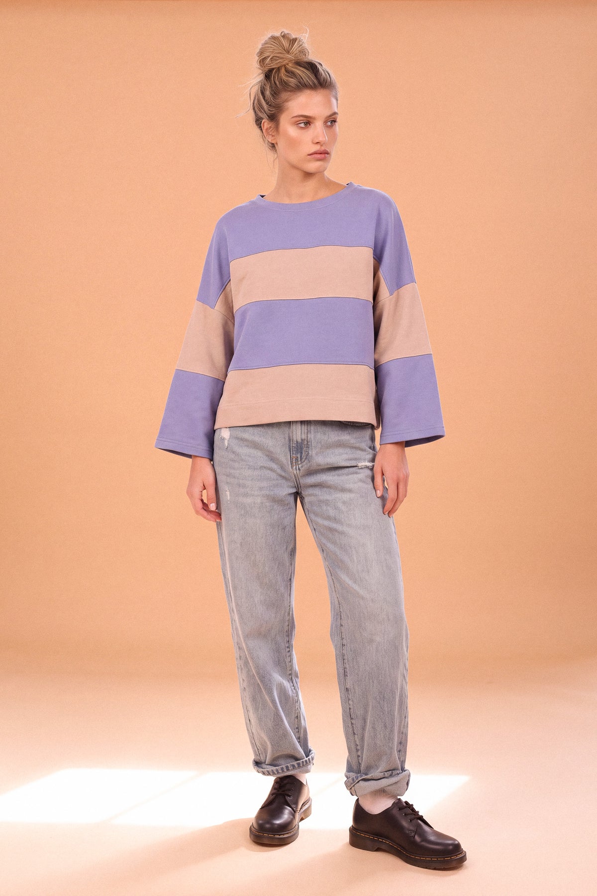 Sweater Leni Blue Stripes