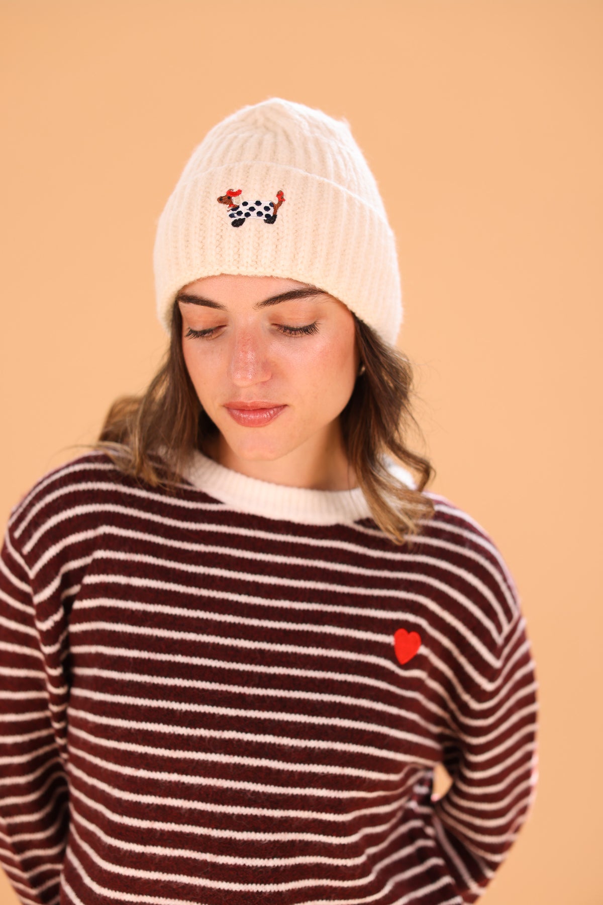 Beanie Poggo Cream