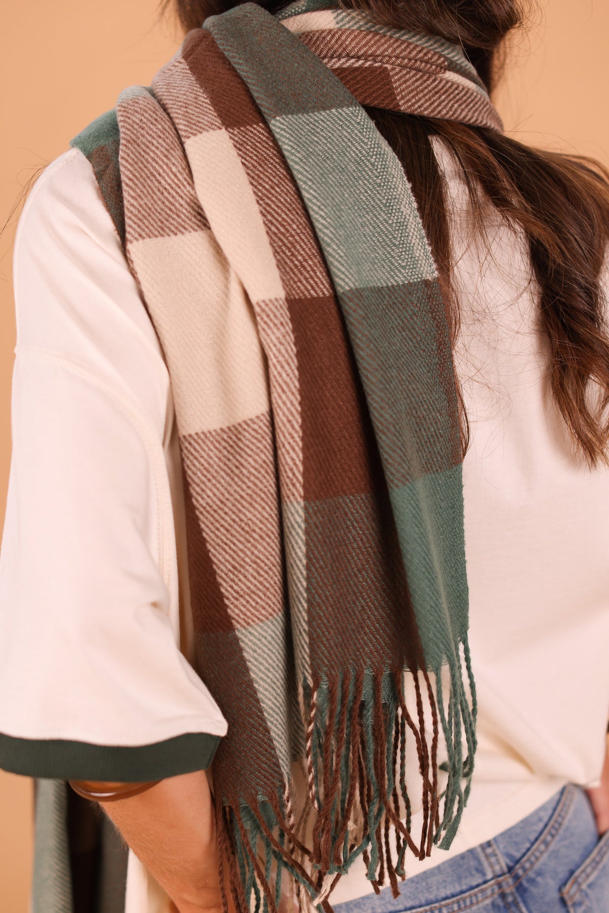 Scarf Leina Brown & Green