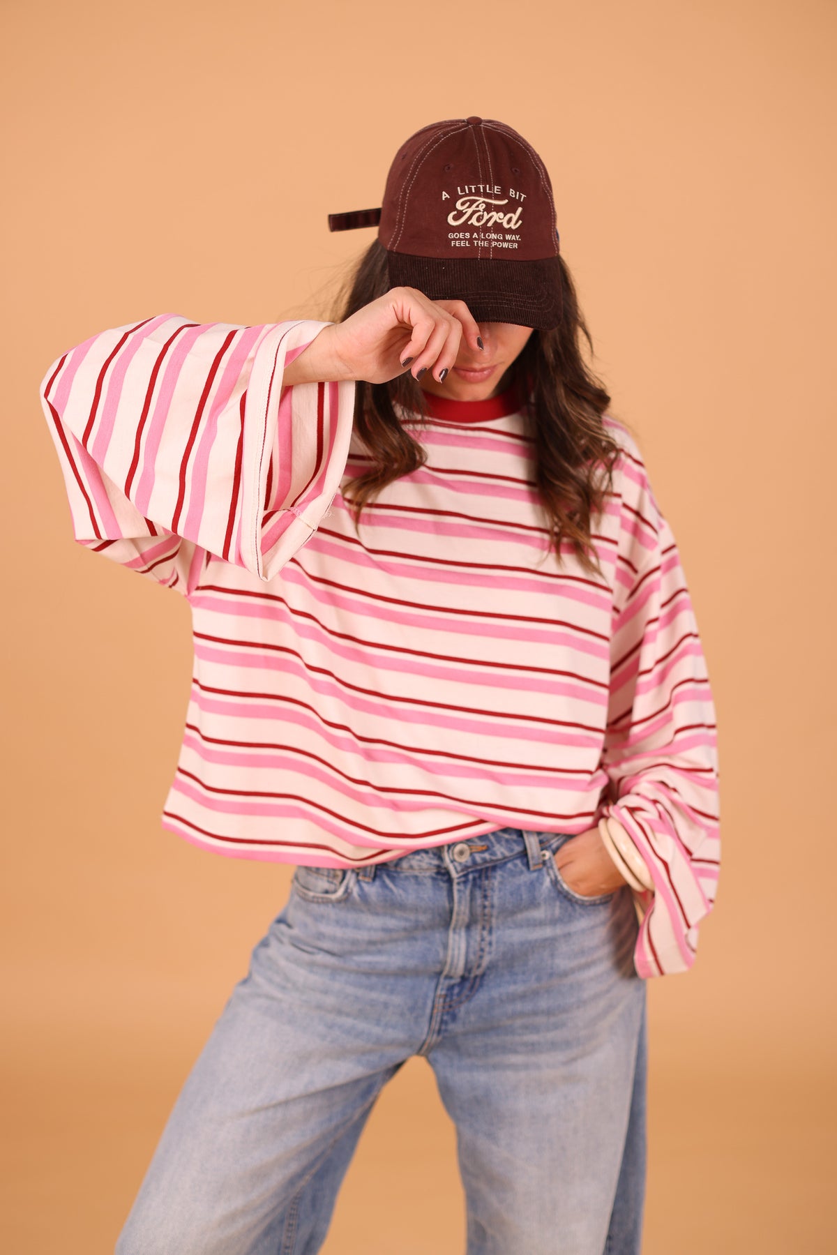 Top Frankie Pink Stripes