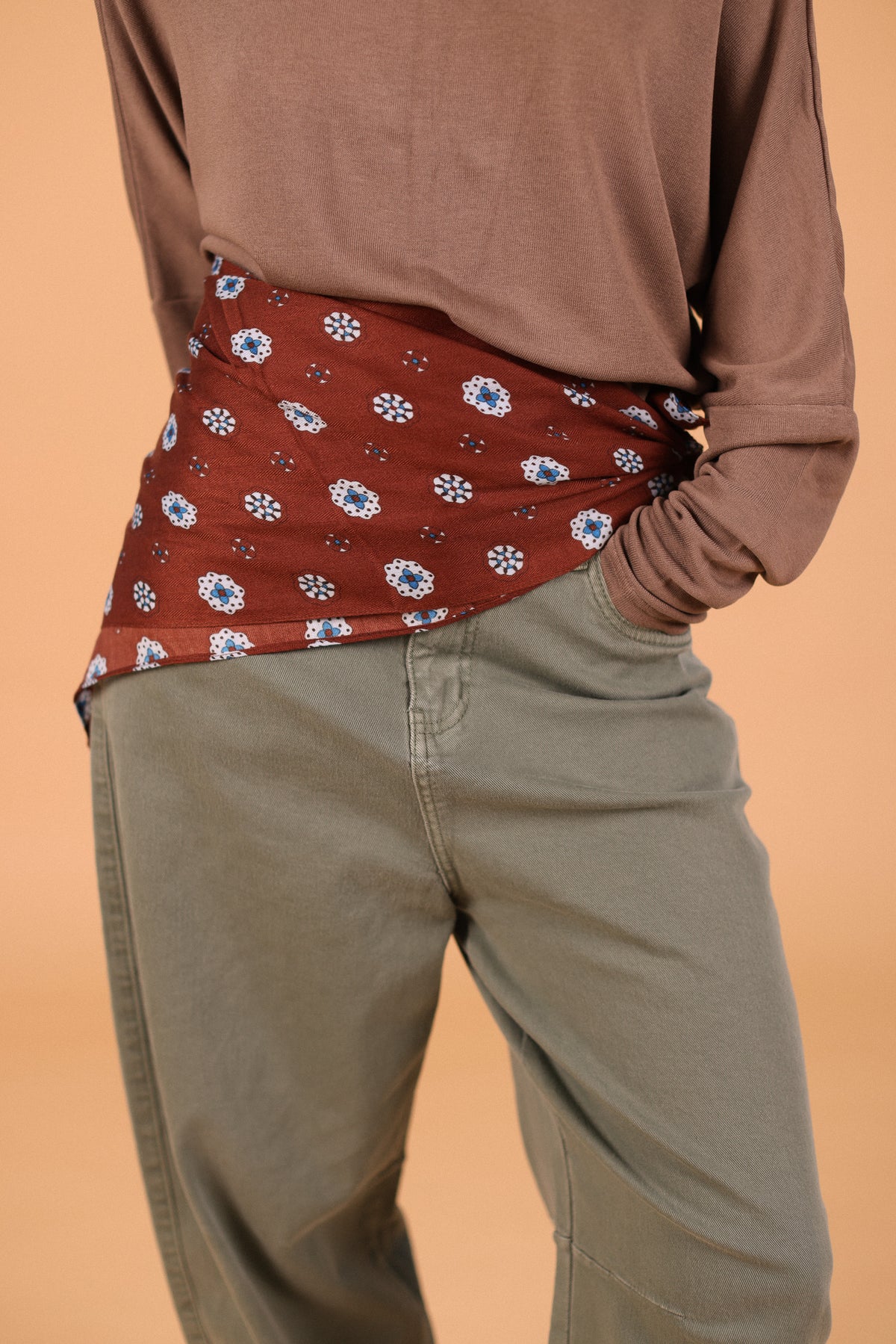 Scarf Romi Rust