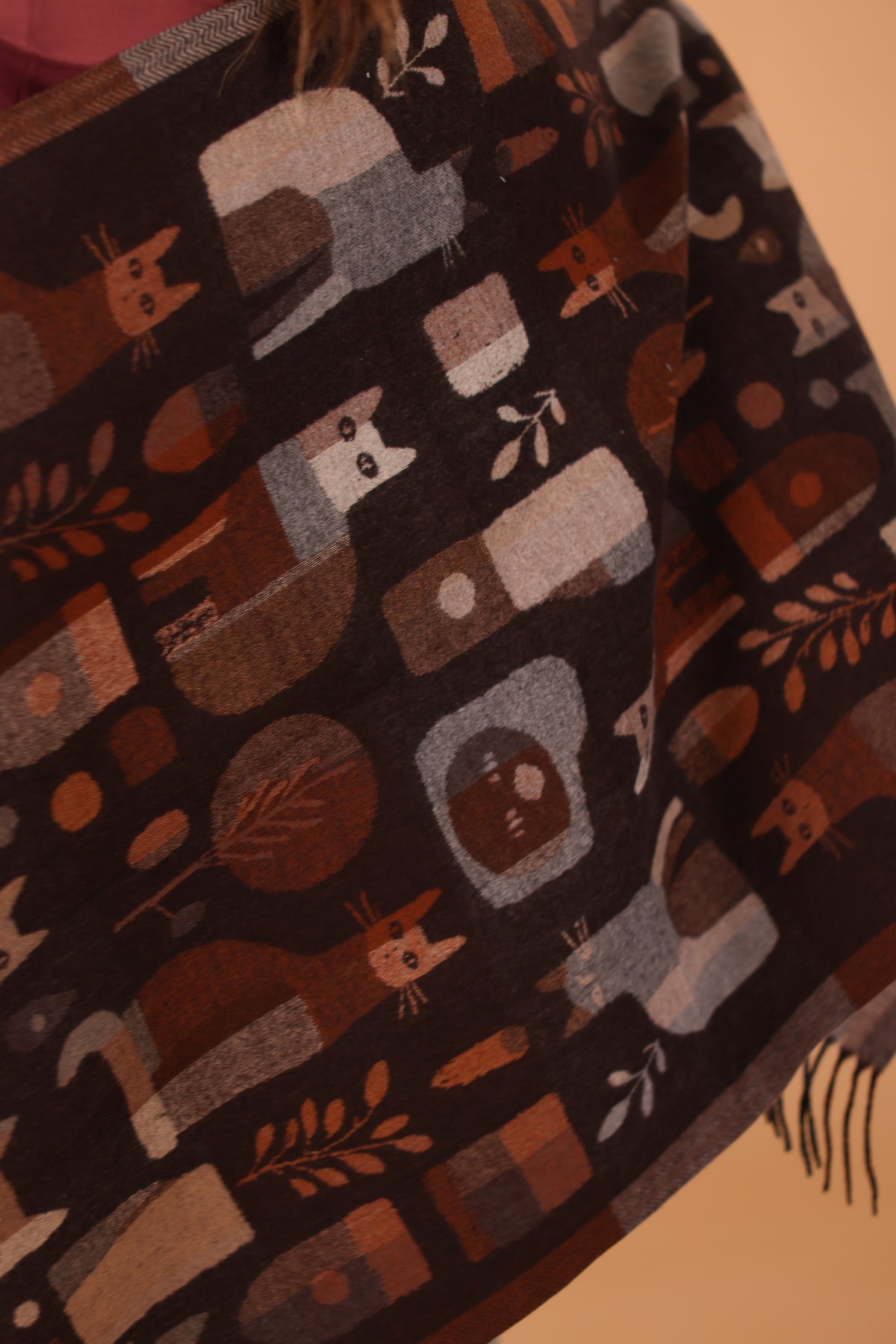 Scarf Mino Brown
