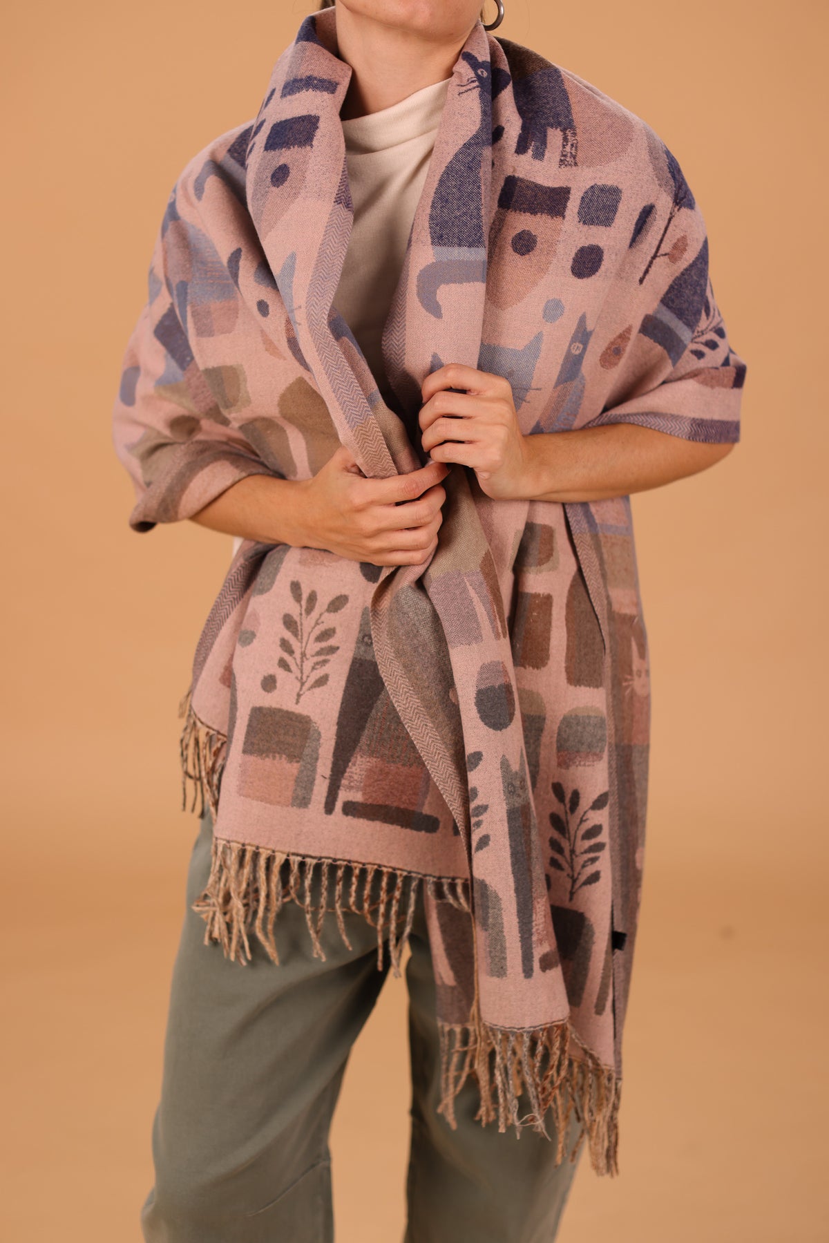 Scarf Mino Pink