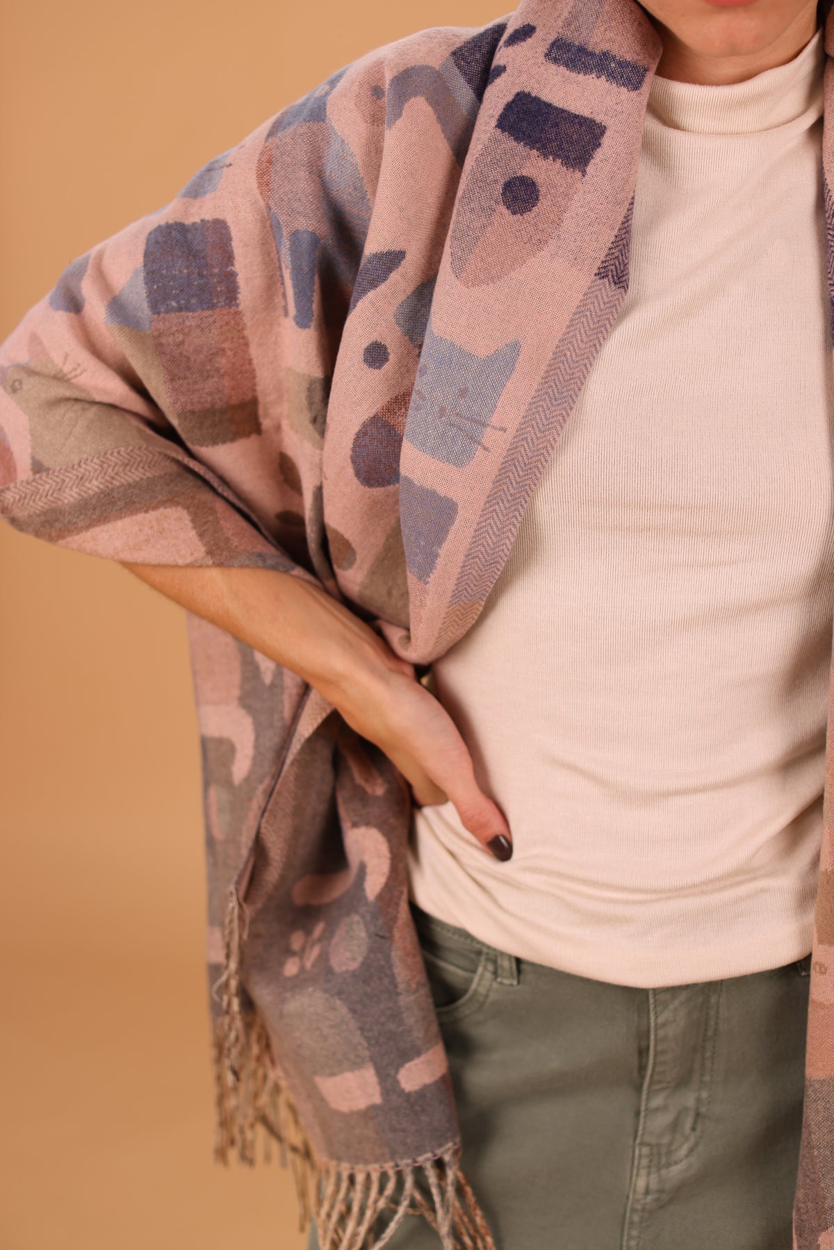 Scarf Mino Pink