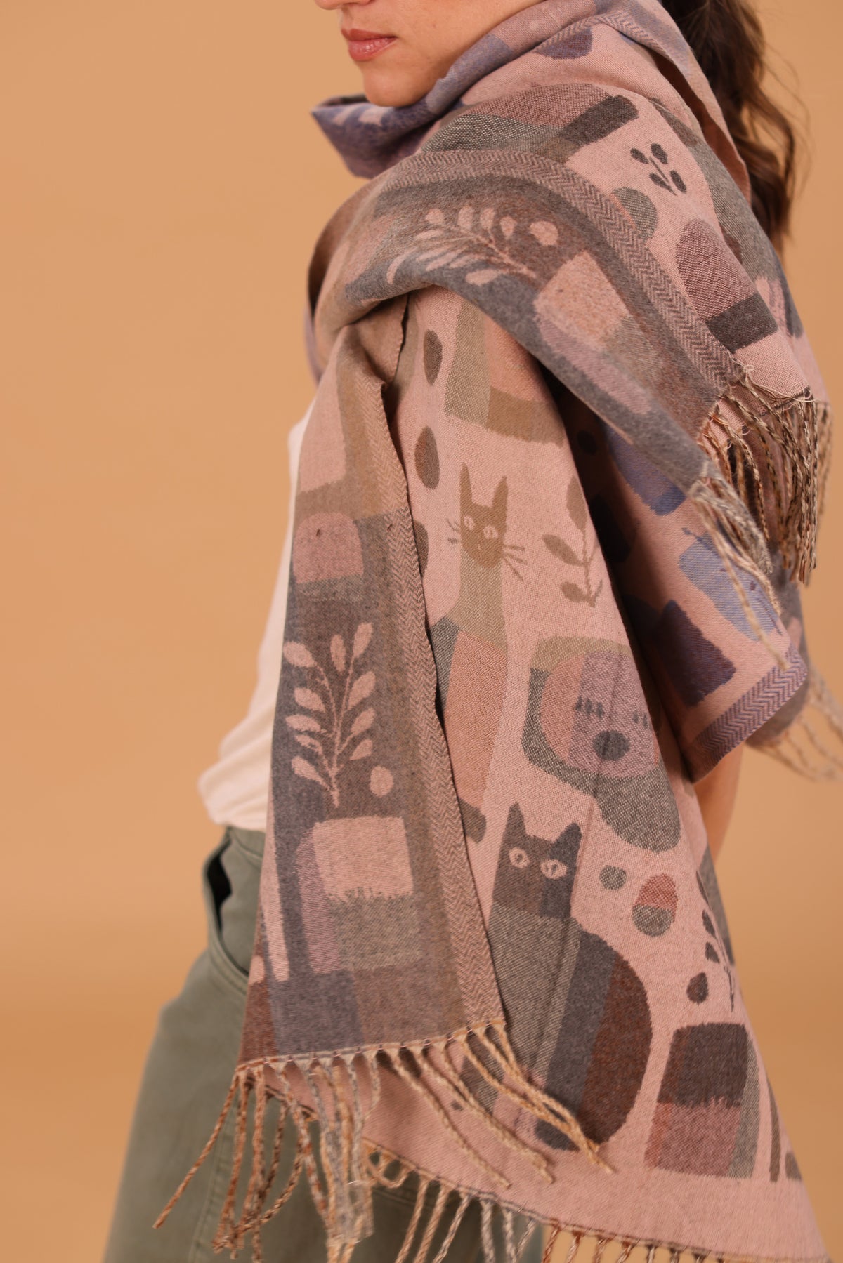Scarf Mino Pink