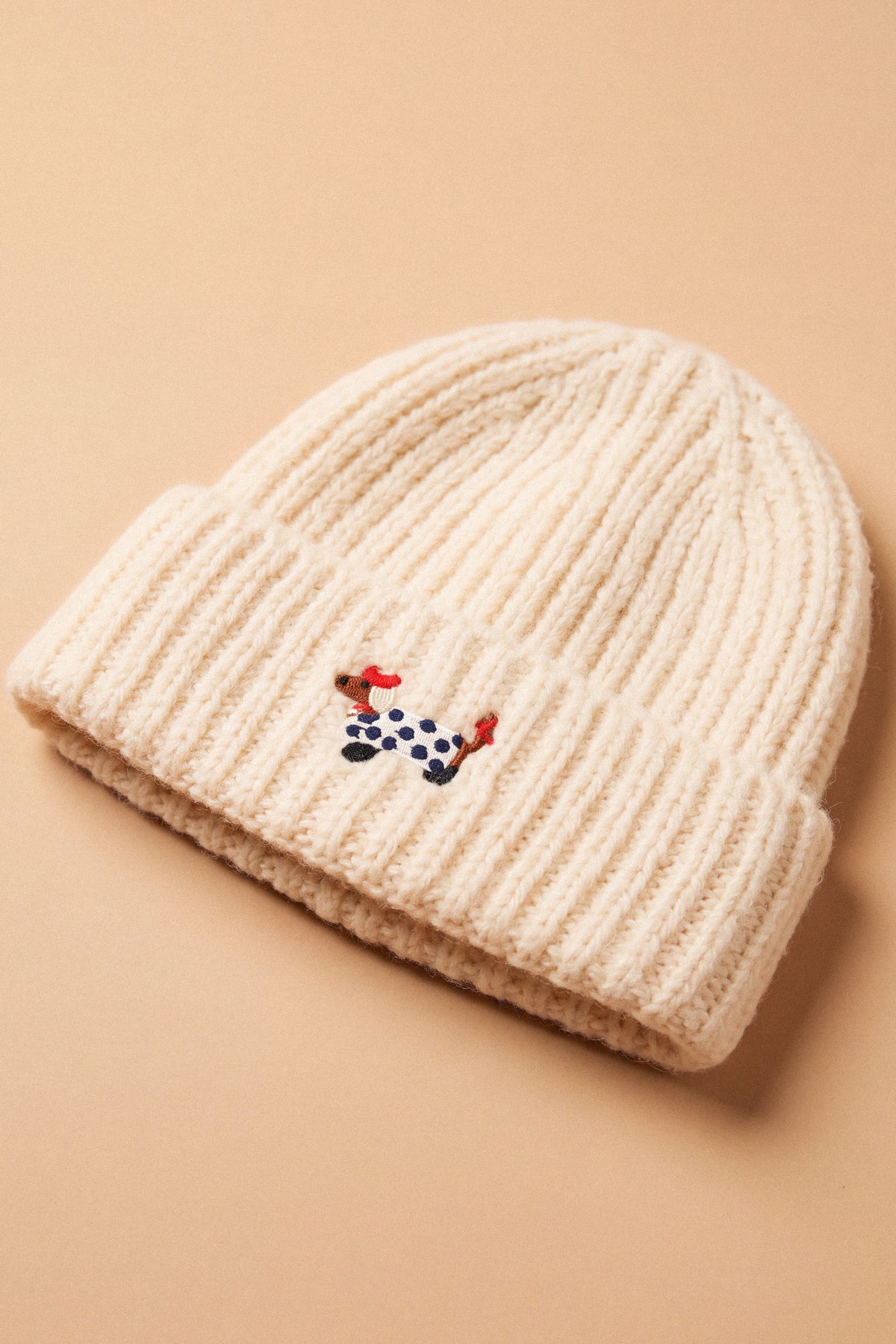 Beanie Poggo Cream