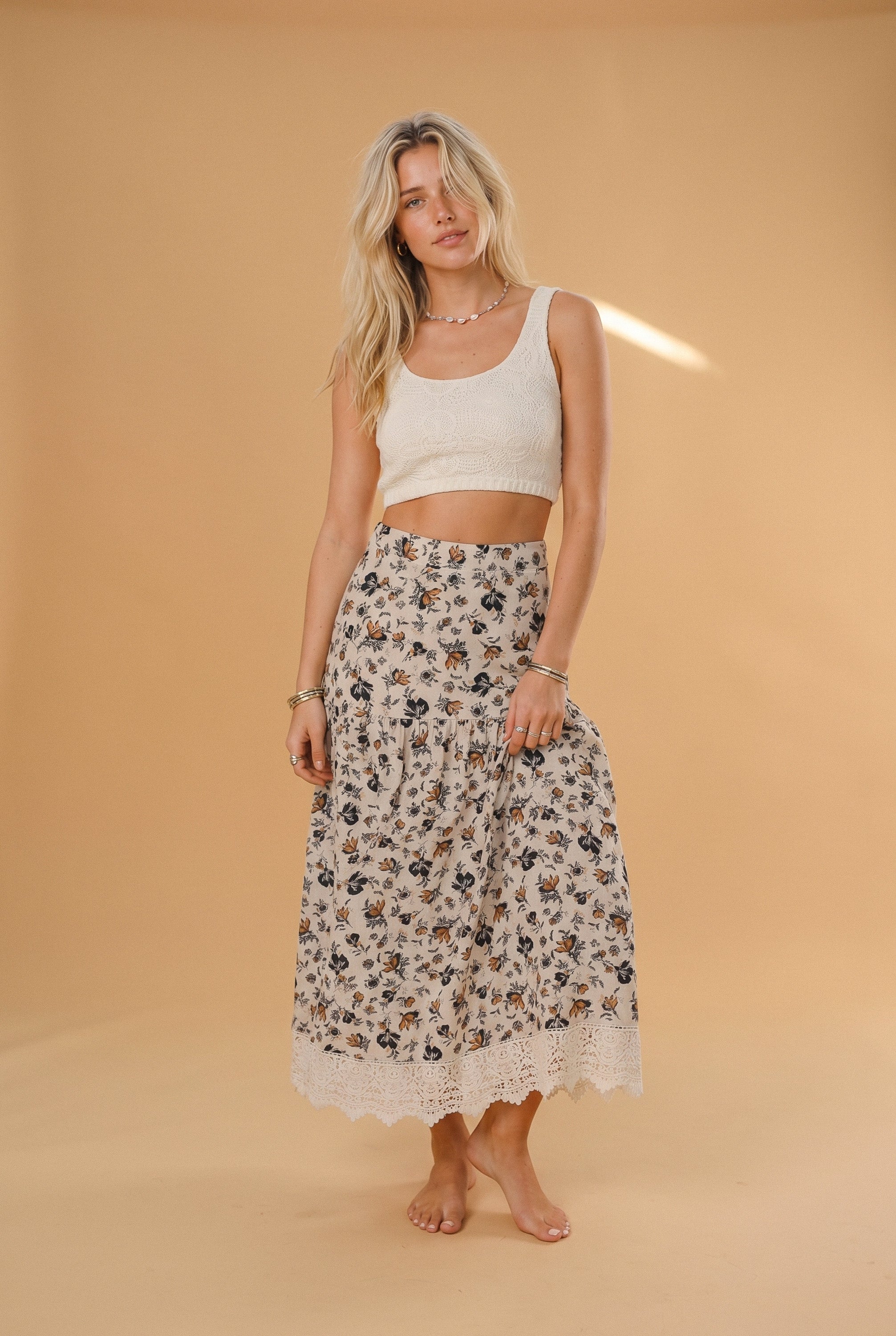 Skirt Celina Vintage Flowers
