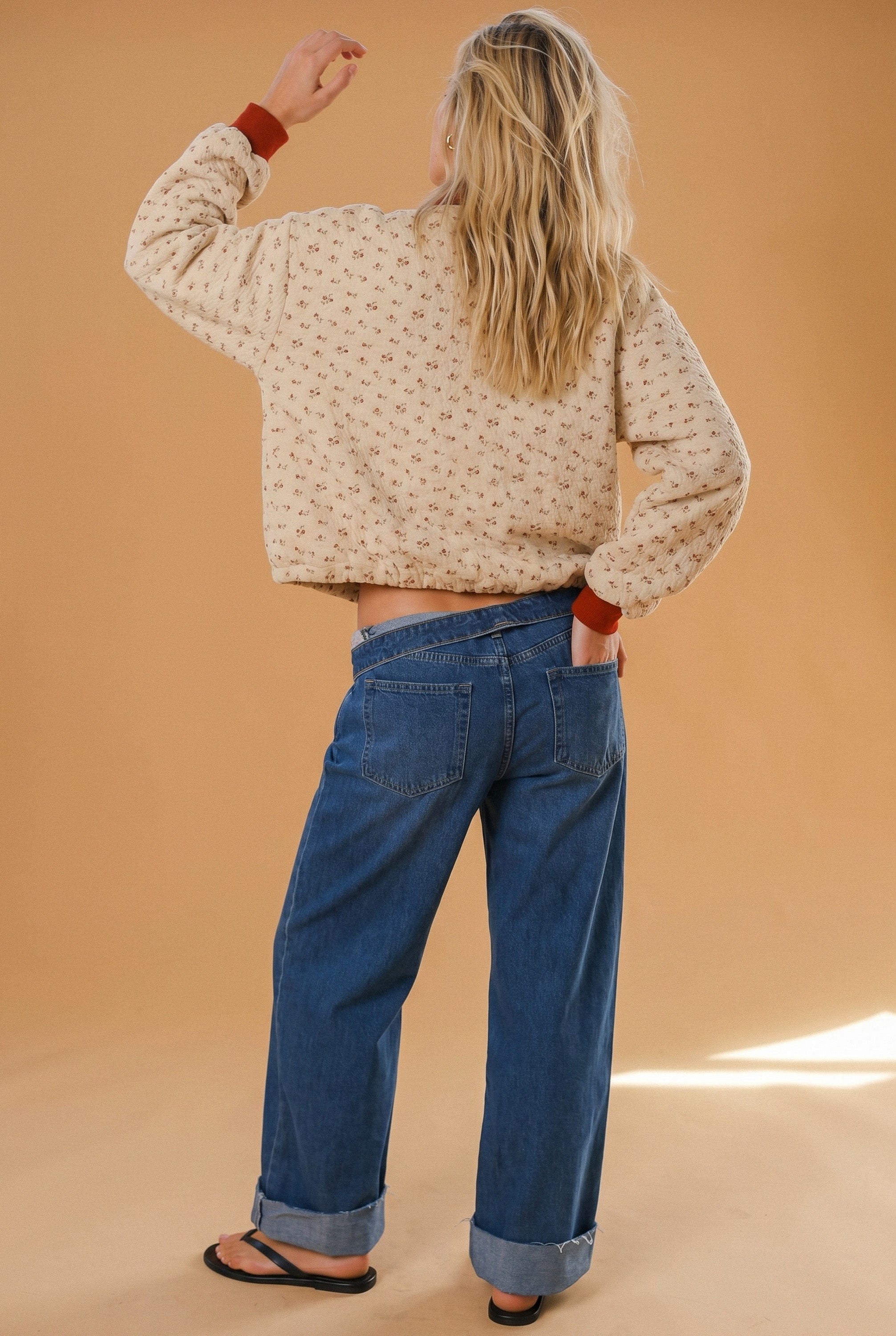 Bomber Jacket Lotta Cream Blossoms