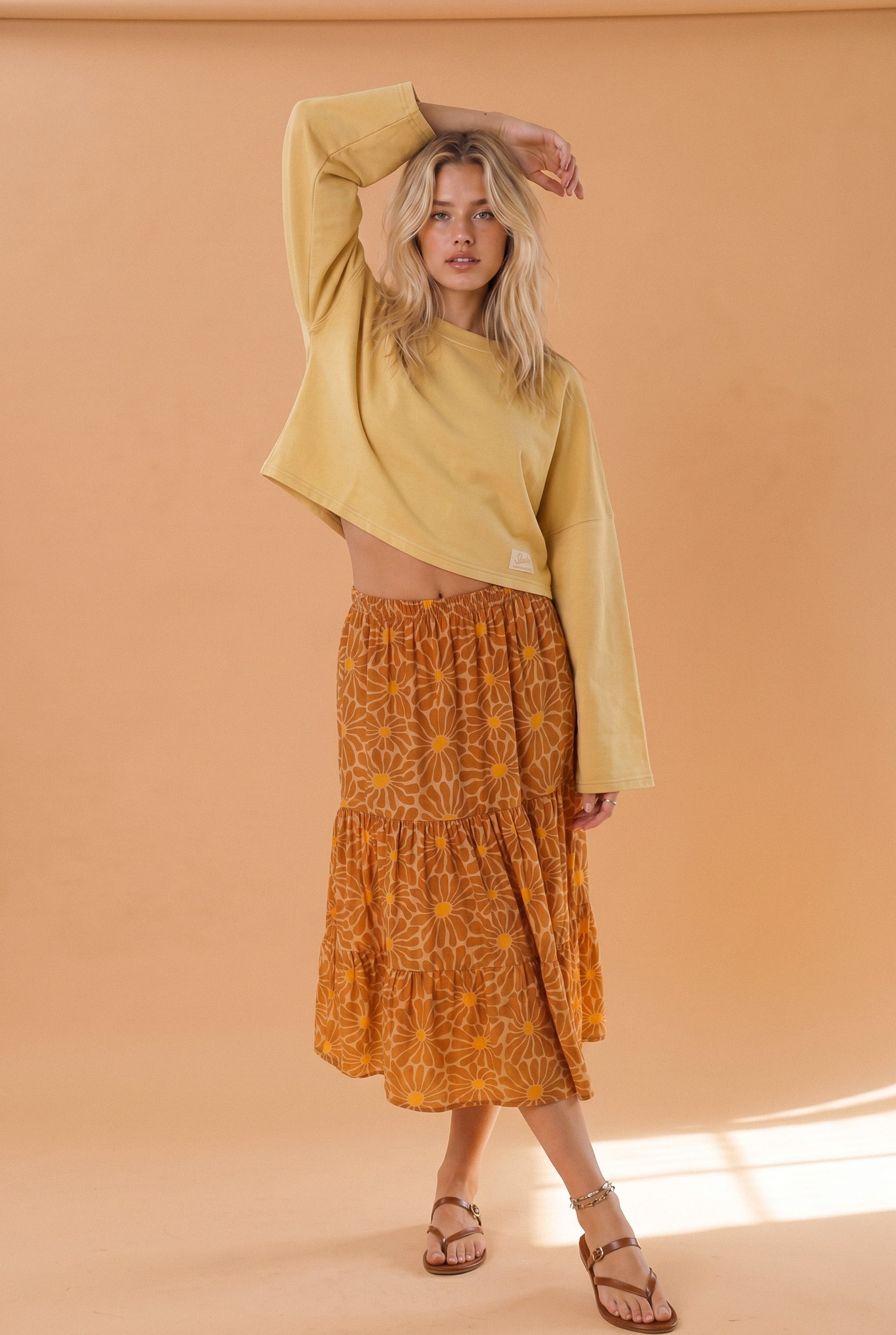 Skirt Martha Retro Daisies