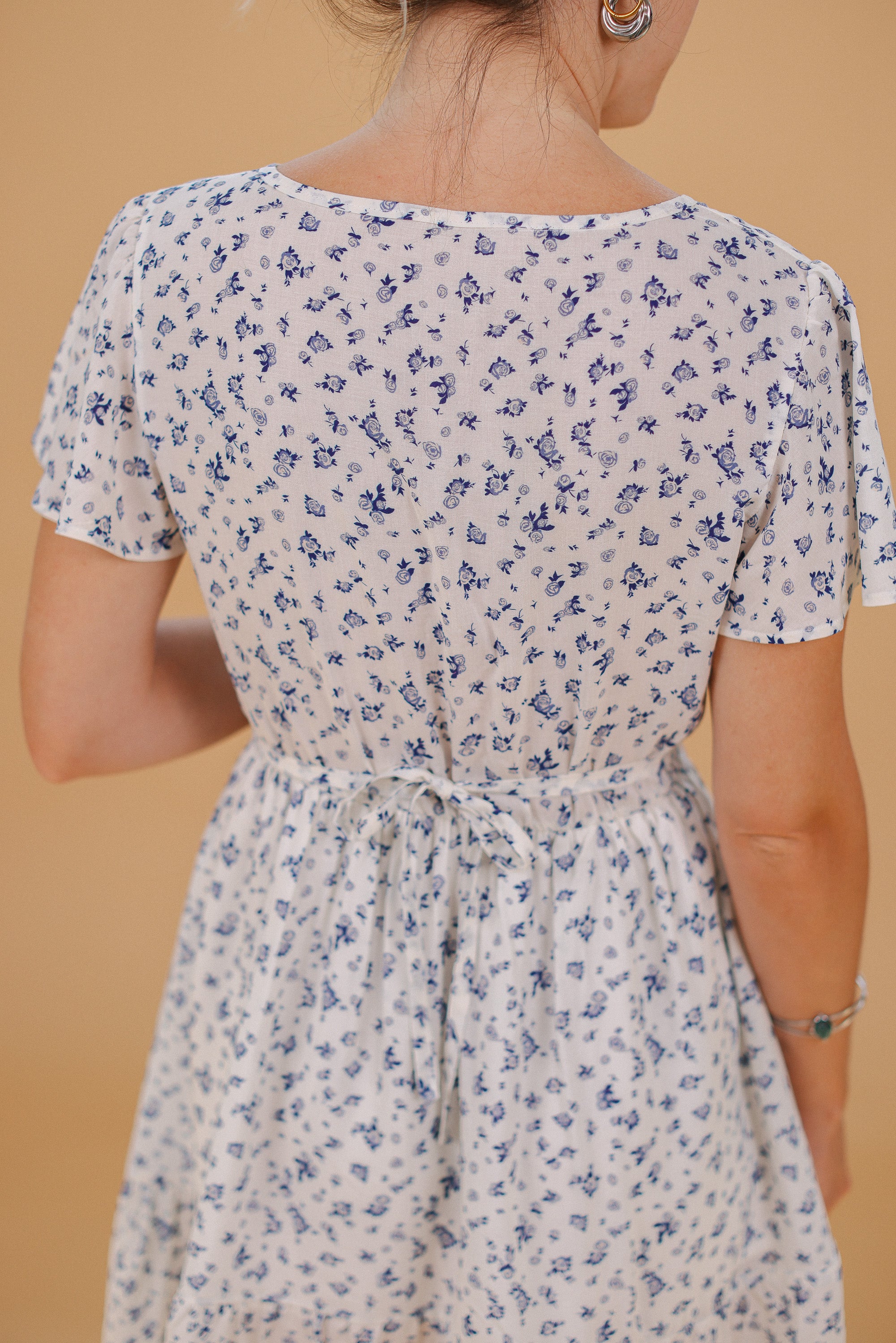 Dress Miran Blue Roses