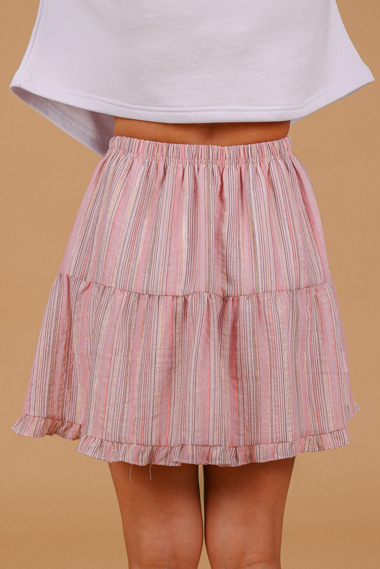 Skirt Liv Pink Stripes
