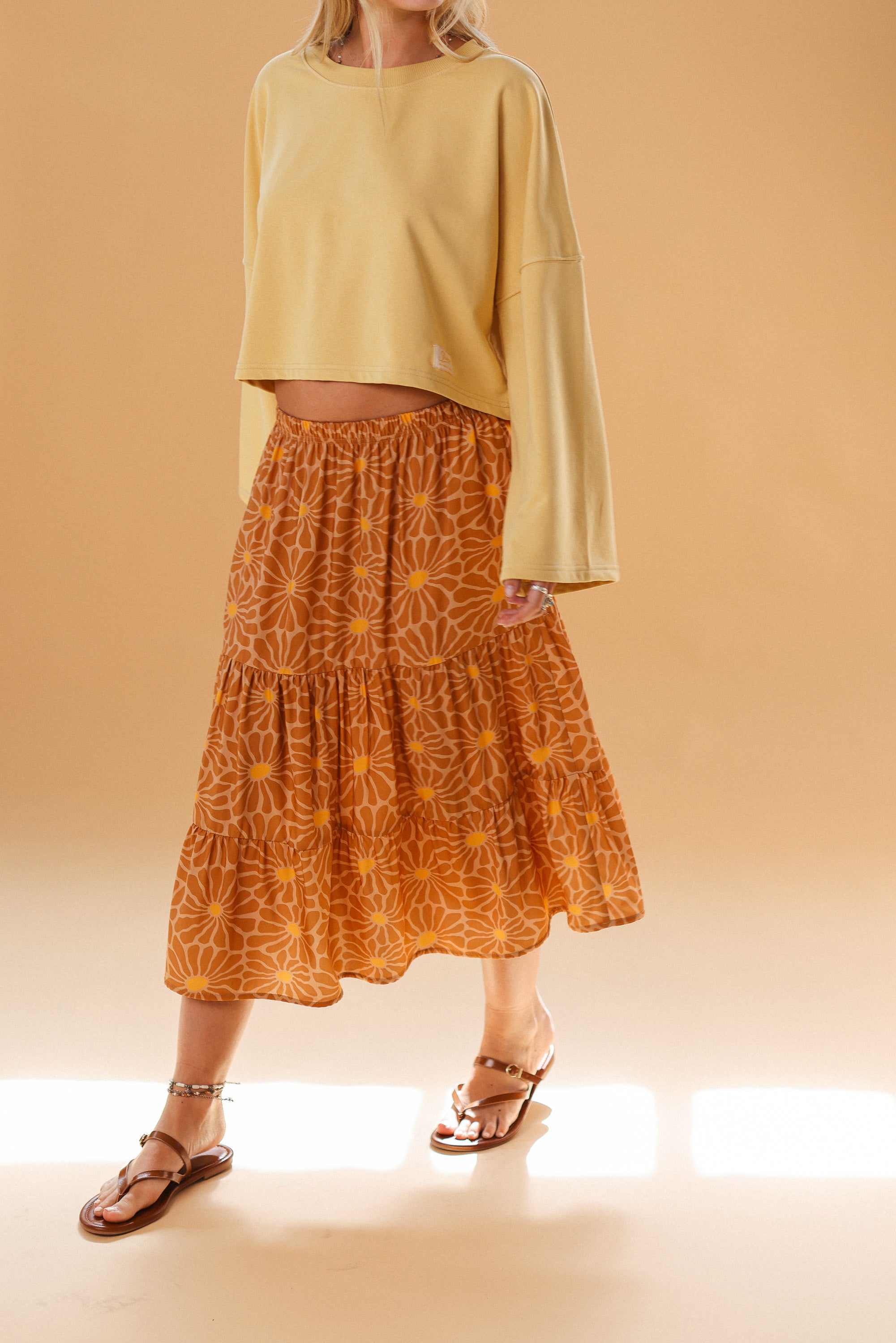 Skirt Martha Retro Daisies