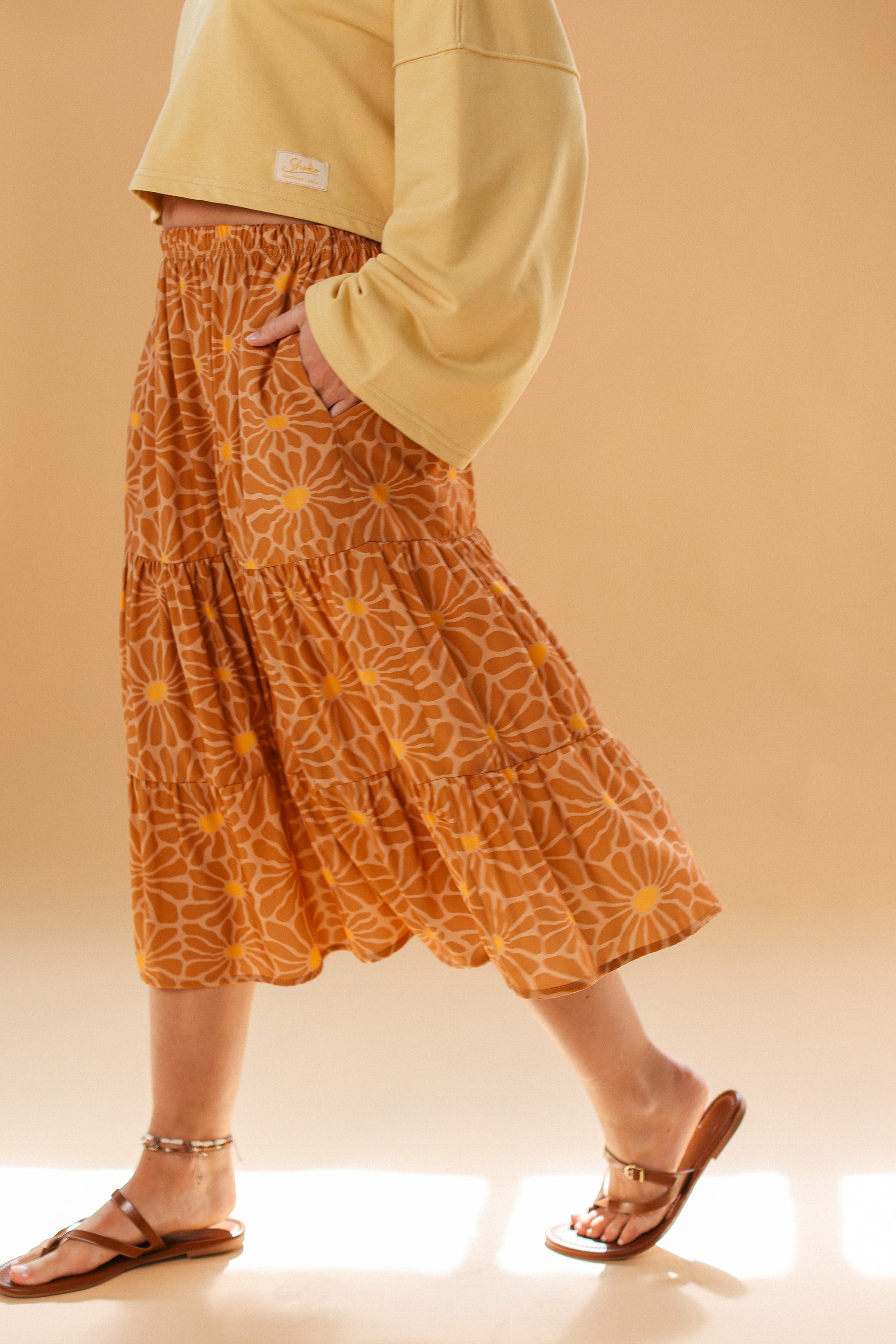 Skirt Martha Retro Daisies