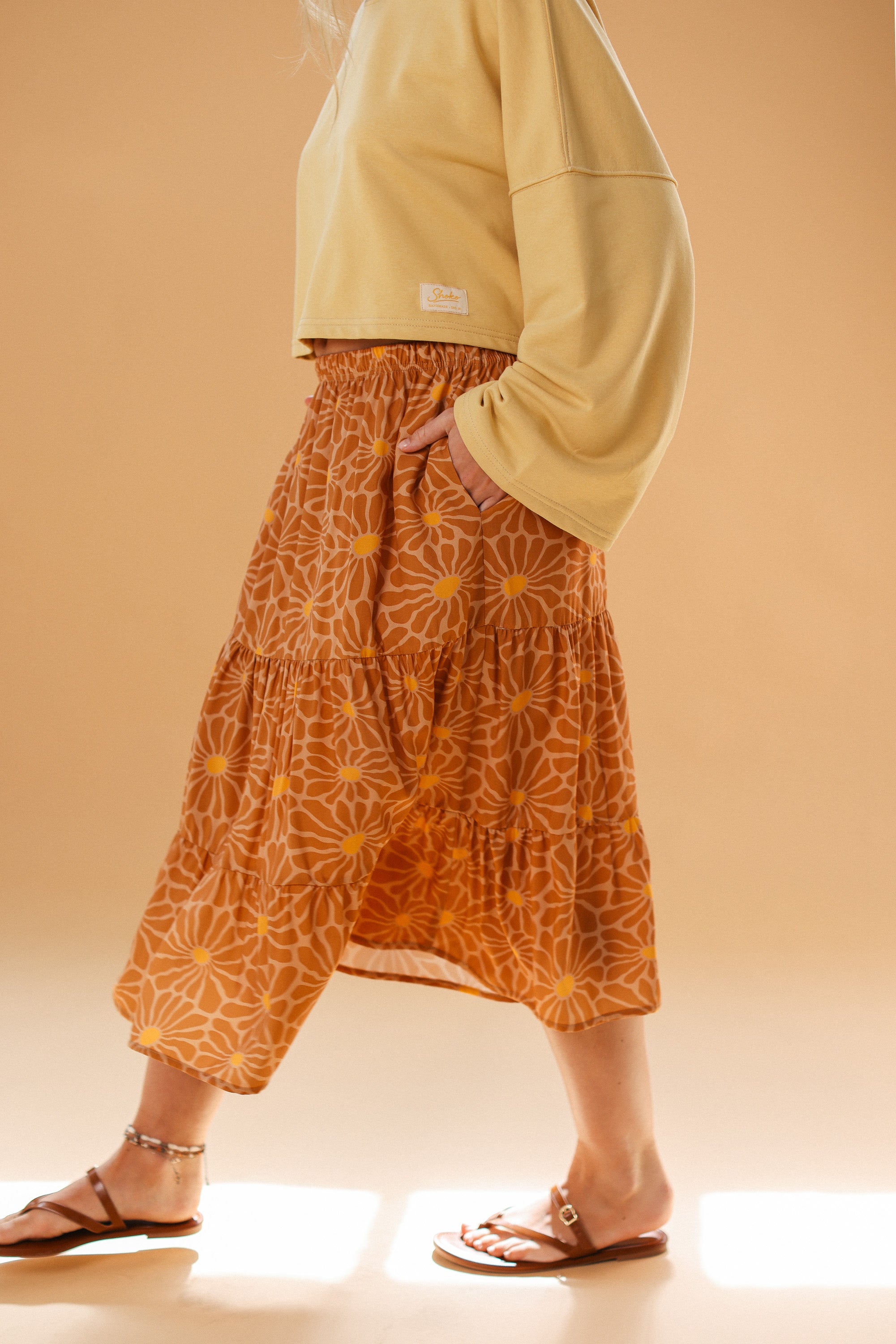 Skirt Martha Retro Daisies