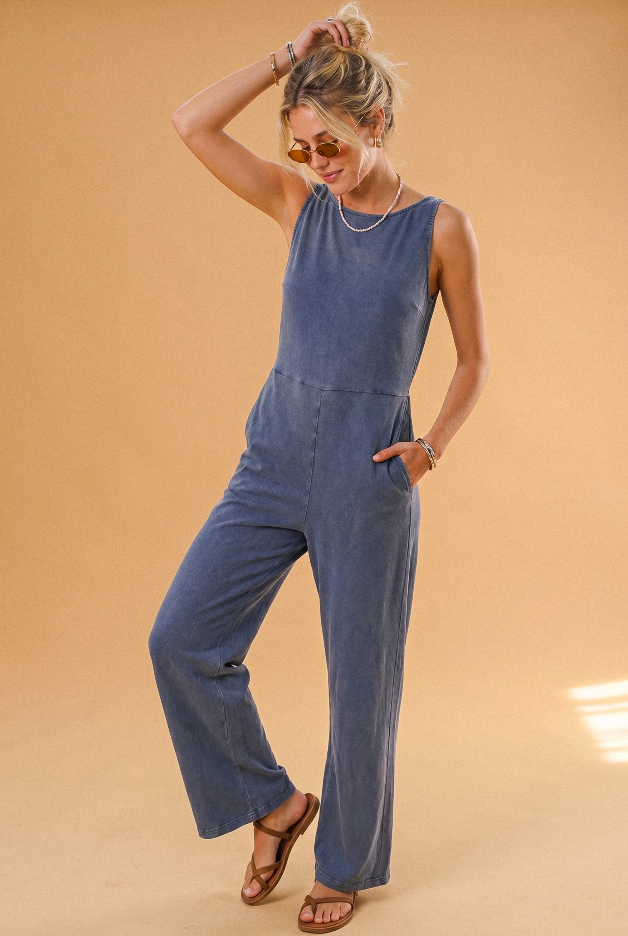 Jumpsuit Carla Stonewashed Blue