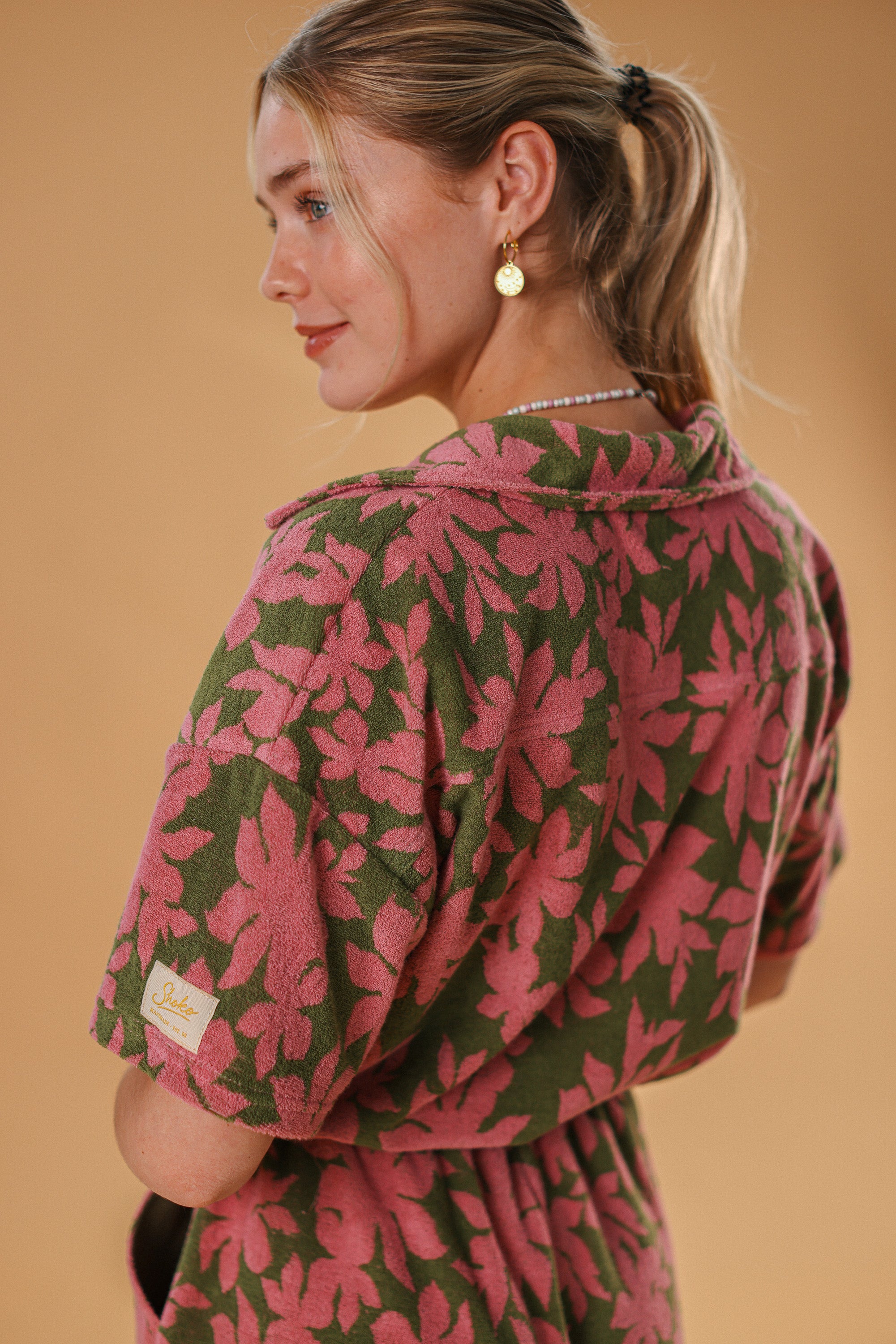 Playsuit Lara Green Palms