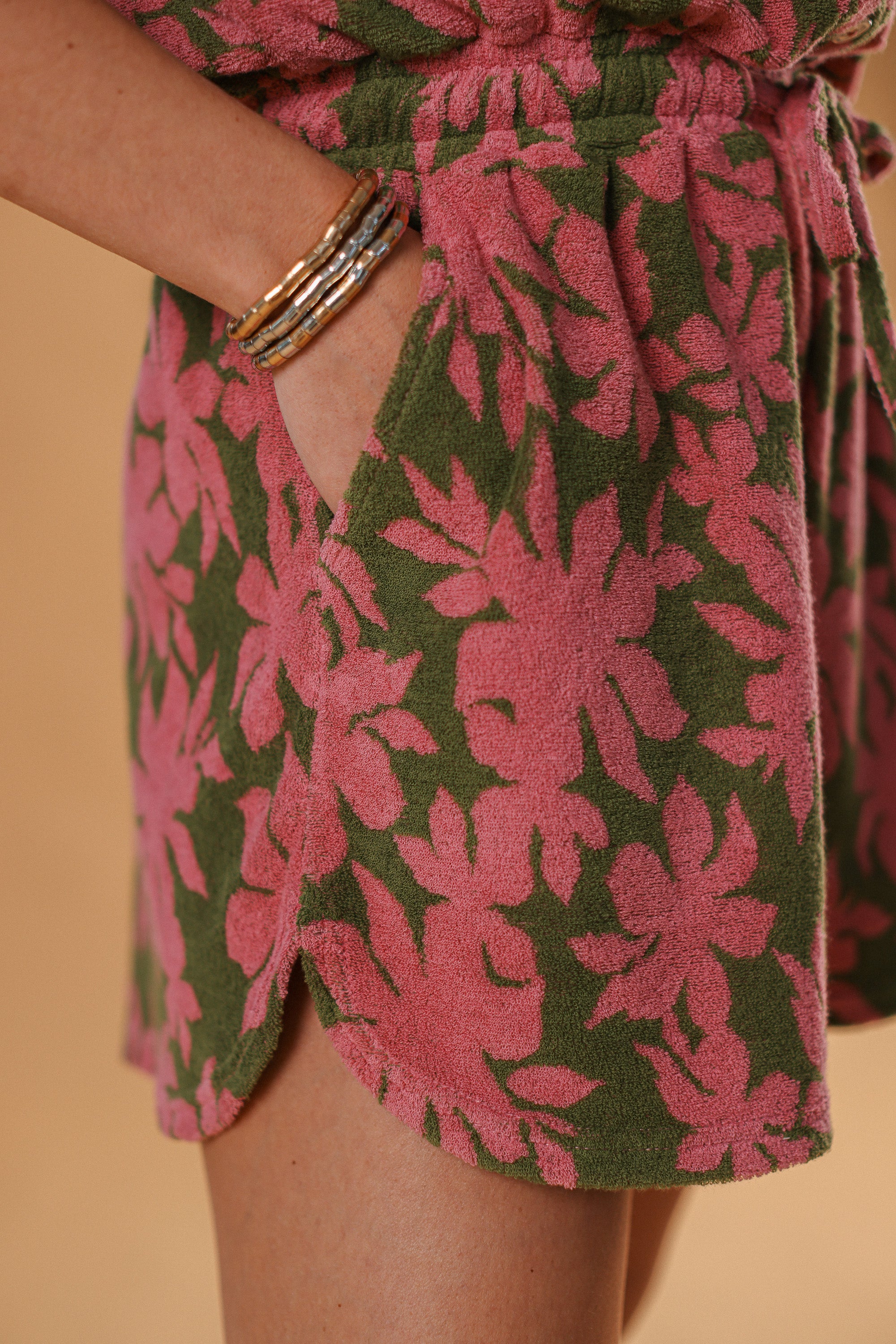Playsuit Lara Green Palms