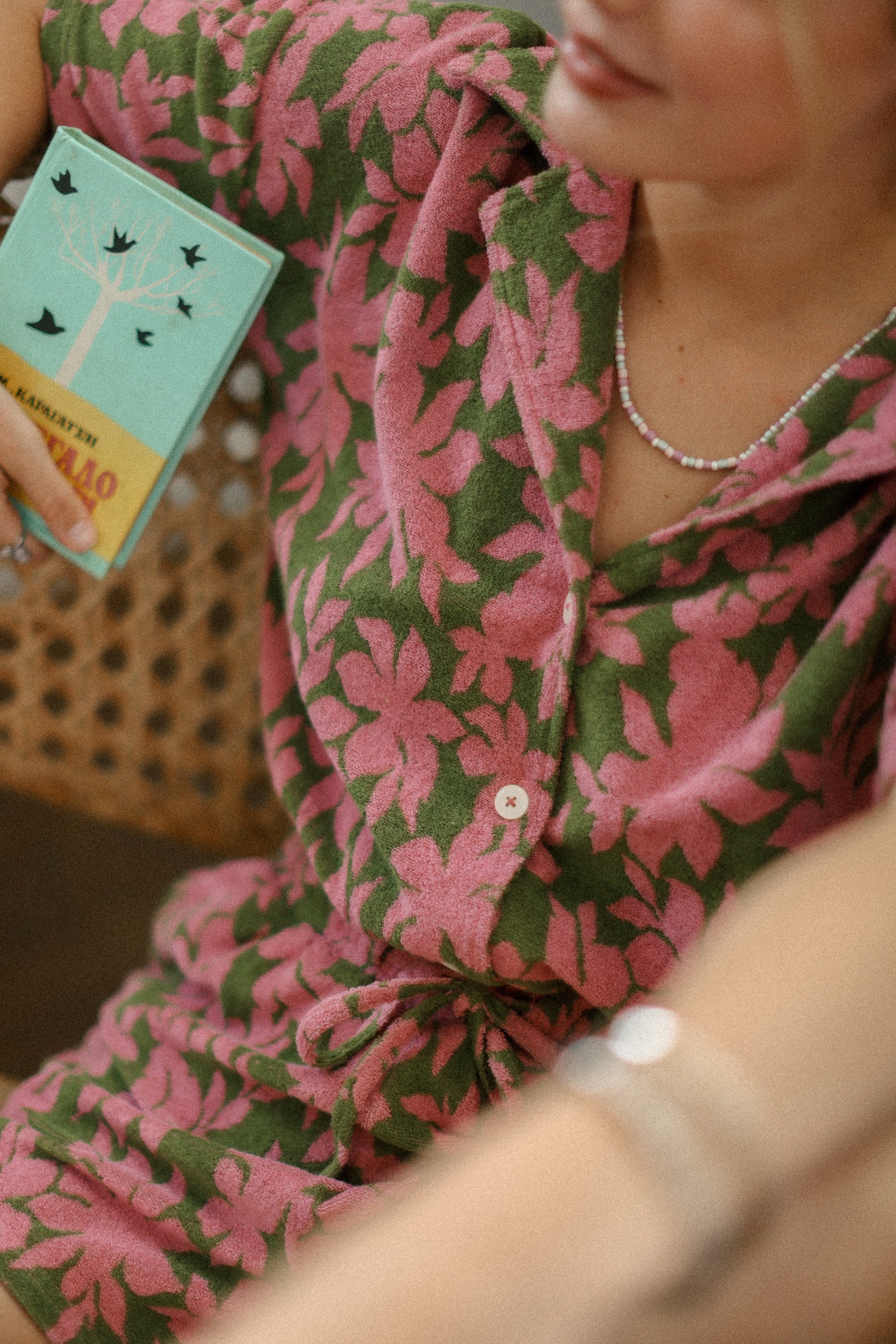 Playsuit Lara Green Palms