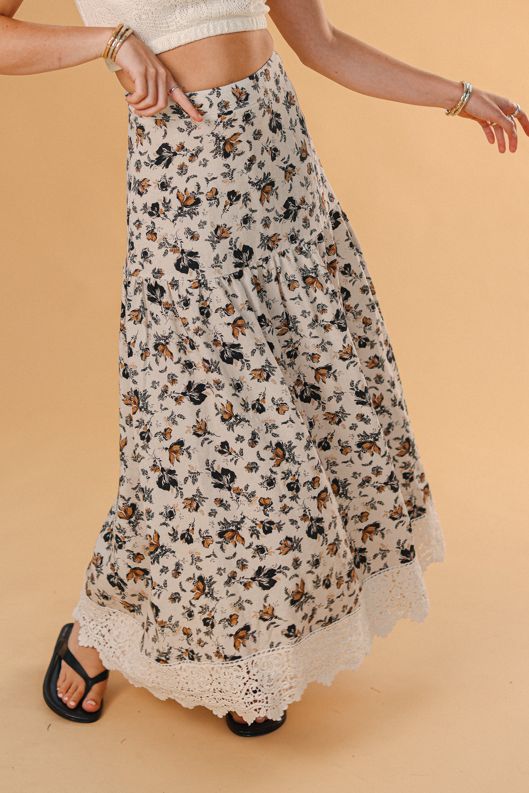 Skirt Celina Vintage Flowers