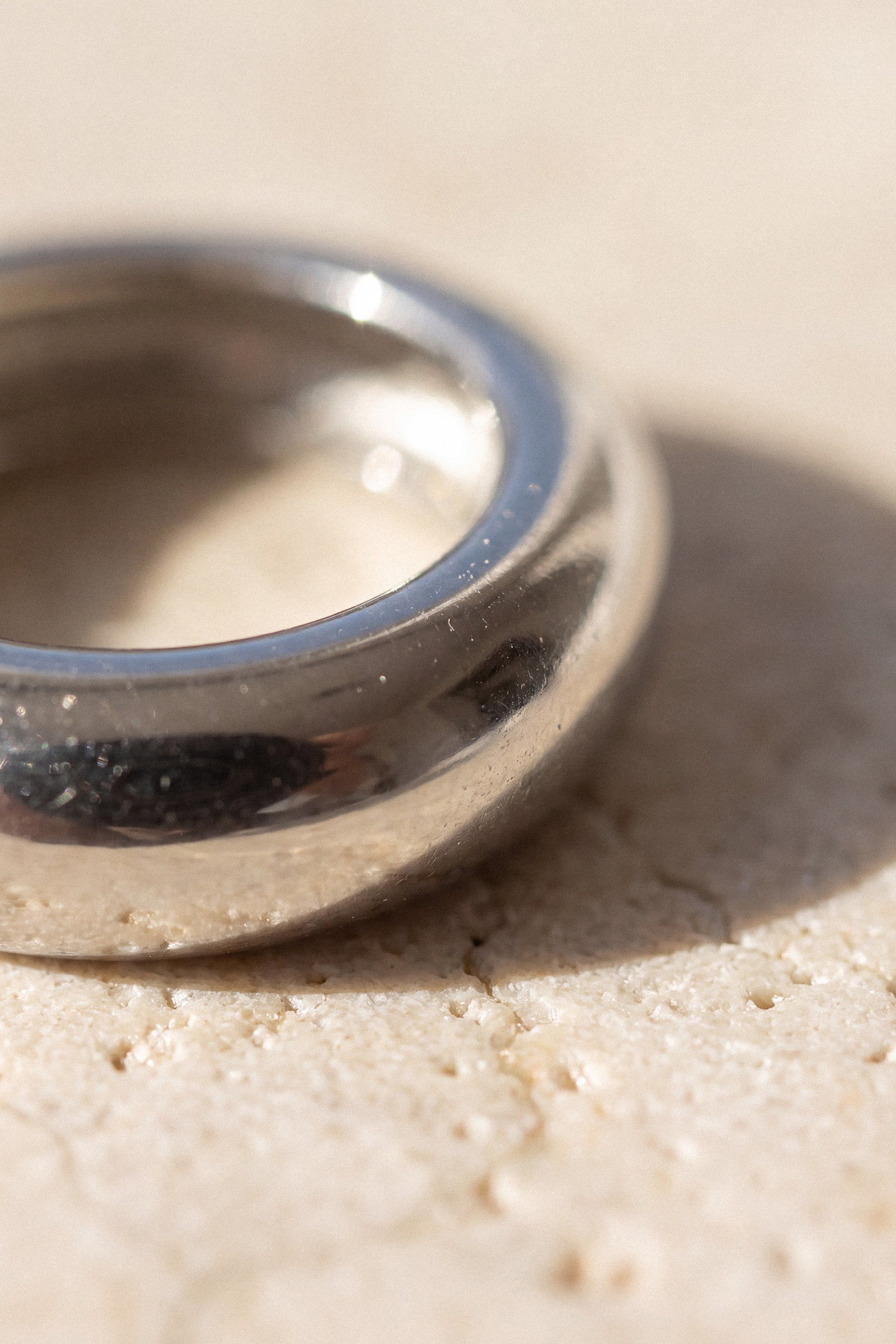 Earrings Circle Mini Silver