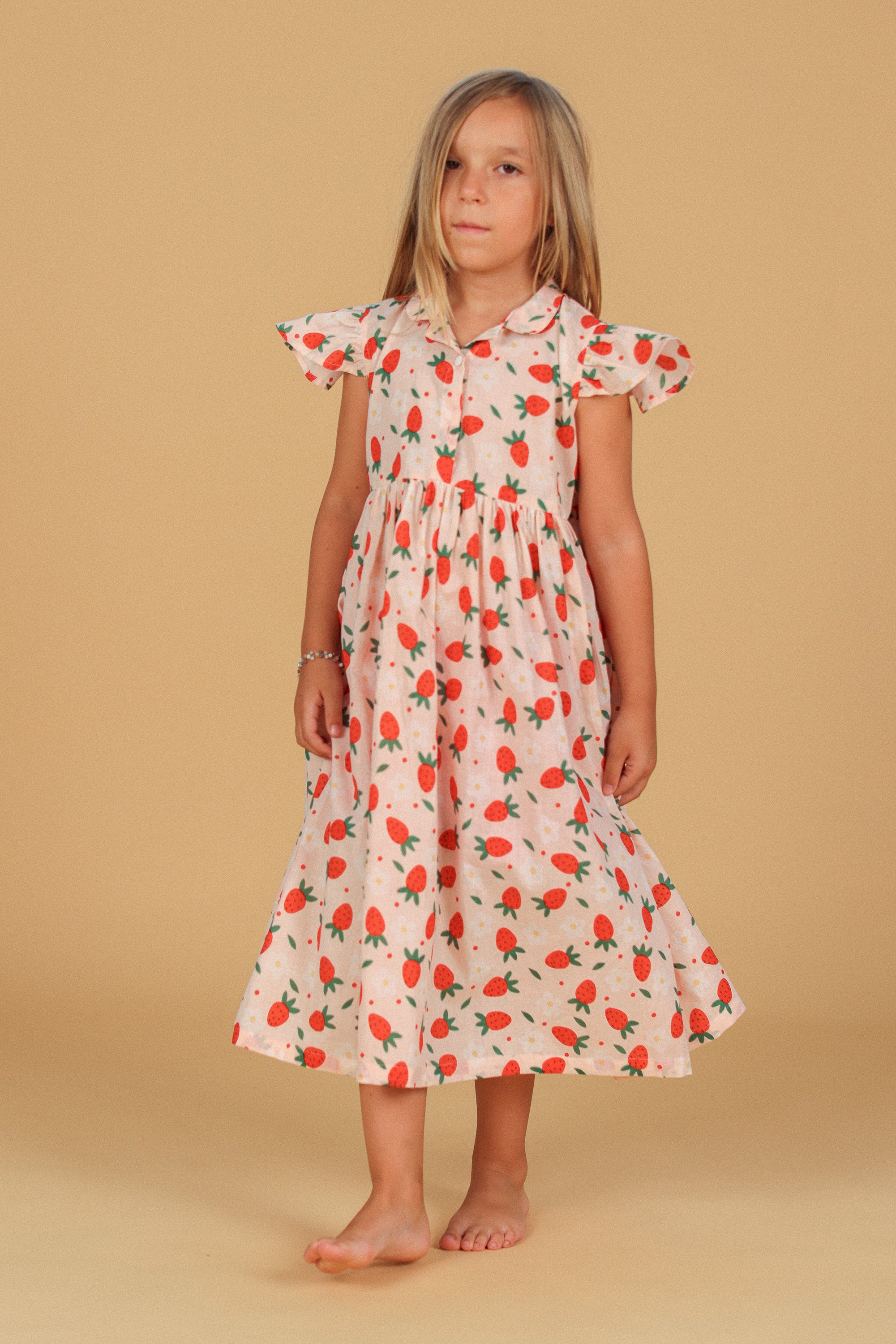 Kids Dress Strawberry Delight