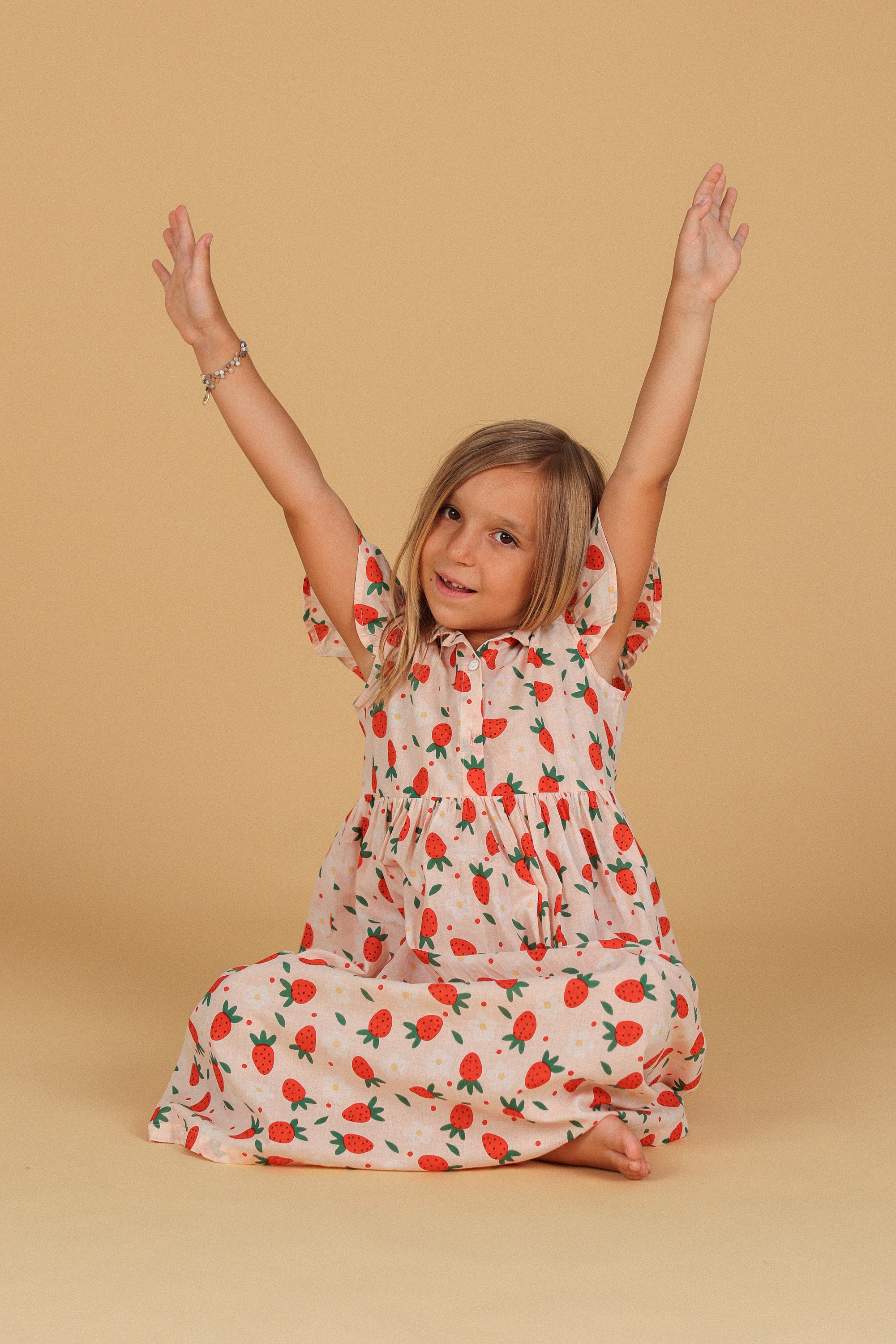Kids Dress Strawberry Delight