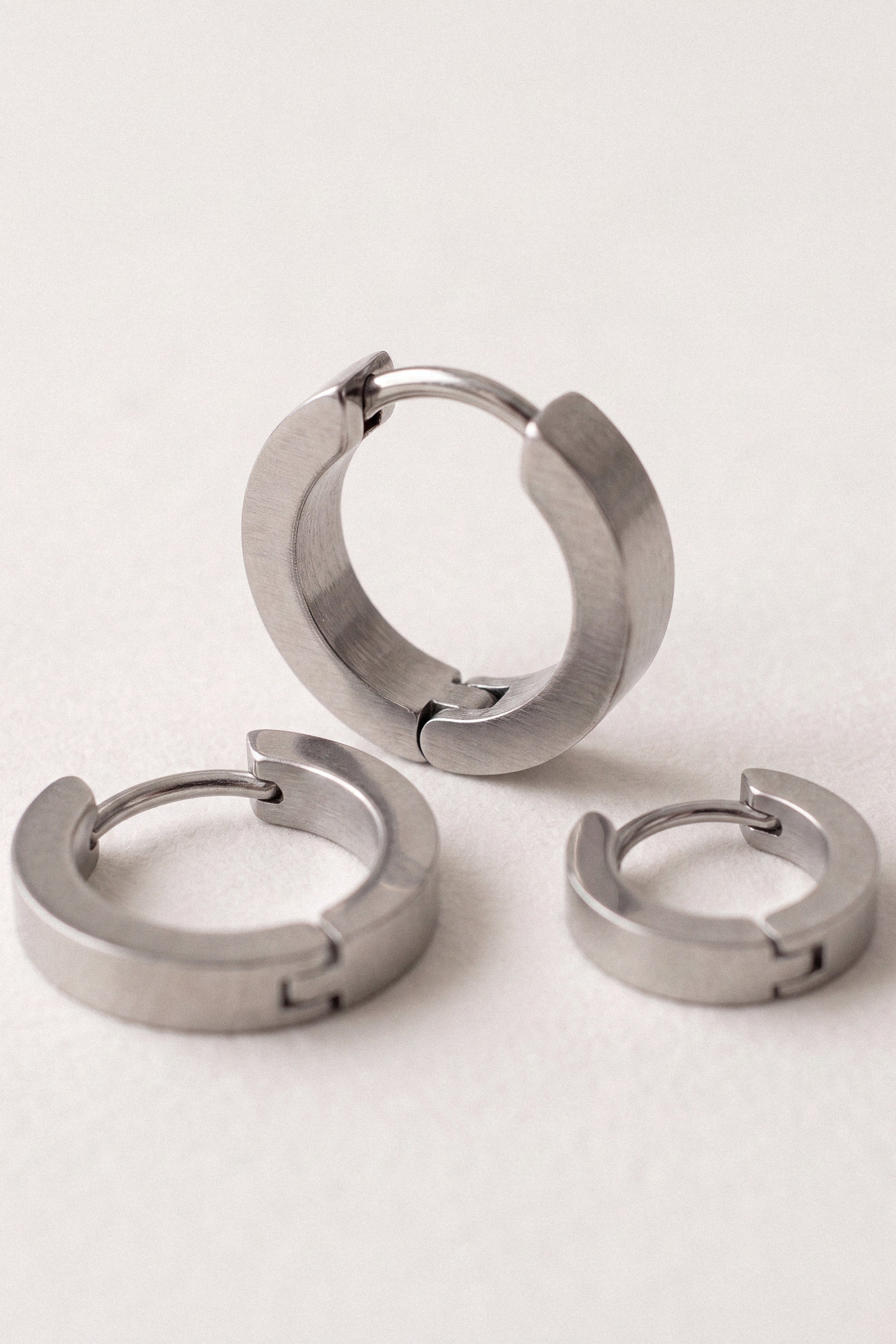 Earrings Hoops Family Silver